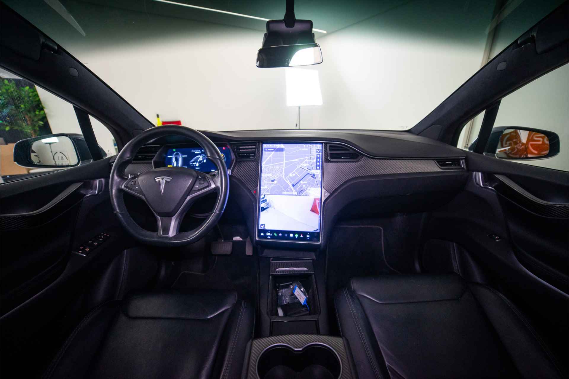 Tesla Model X 100D Incl. BTW | NL AUTO+NAP | Carbon | Cold Climate | AP 2.5 | Leder | 12 MND Garantie! - 23/46