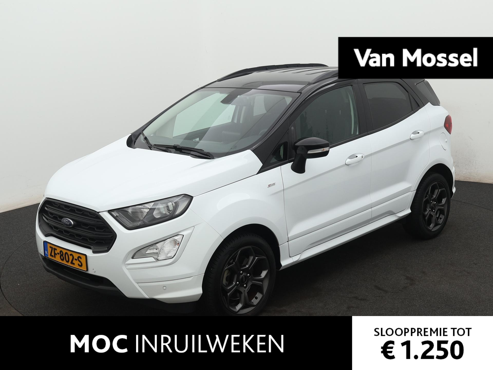 Ford EcoSport 1.0 EcoBoost ST-Line | NAVIGATIE | STOELVERWARMING | ACHTERUITRIJCAMERA | STUURVERWARMING | VOORRUITVERWARMING | CLIMATE CONTROL | APPLE CARPLAY | PARKEERSENSOREN | DODEHOEK DETECTIE |