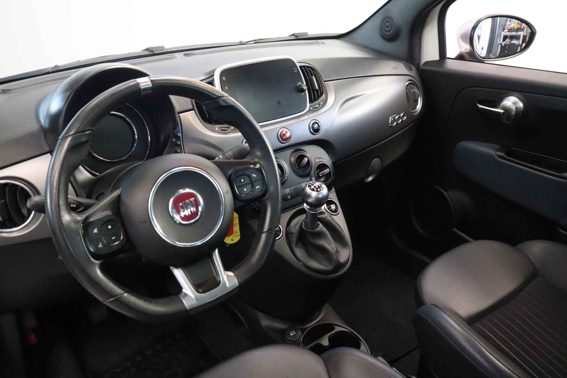 Fiat 500 1.0 Hybrid Sport Rockstar Panoramadak Navigatie CruiseControl - 8/16