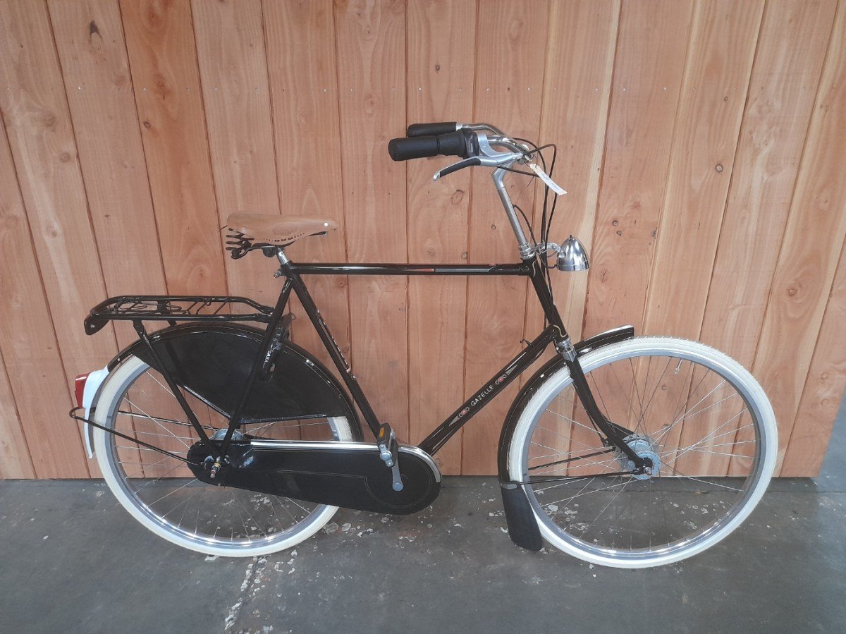 Gazelle populair Heren Zwart 65cm