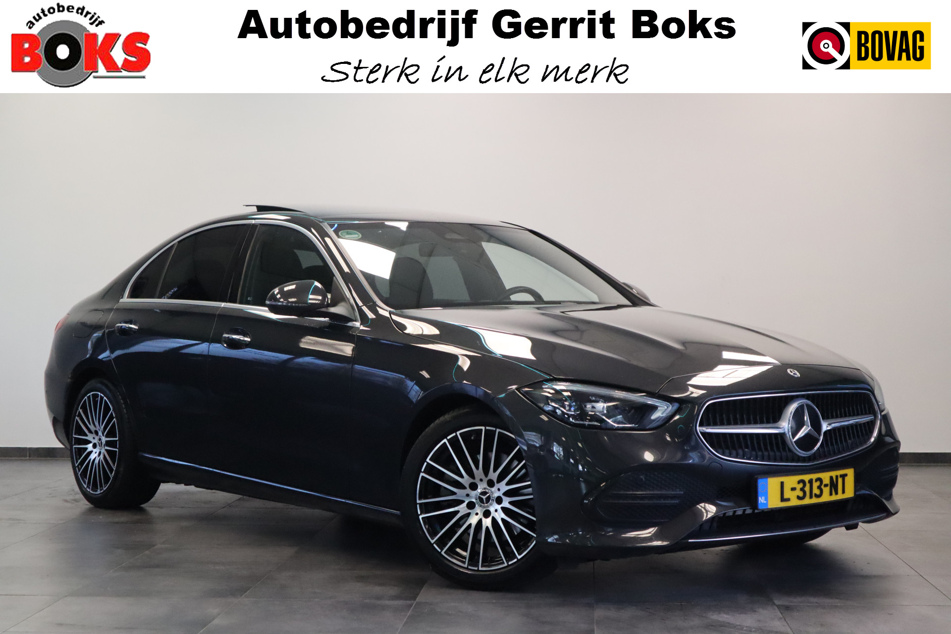 Mercedes-Benz C-Klasse 200 Luxury Line (204pk) Automaat Leder Panorama schuifdak LMV 18 inch