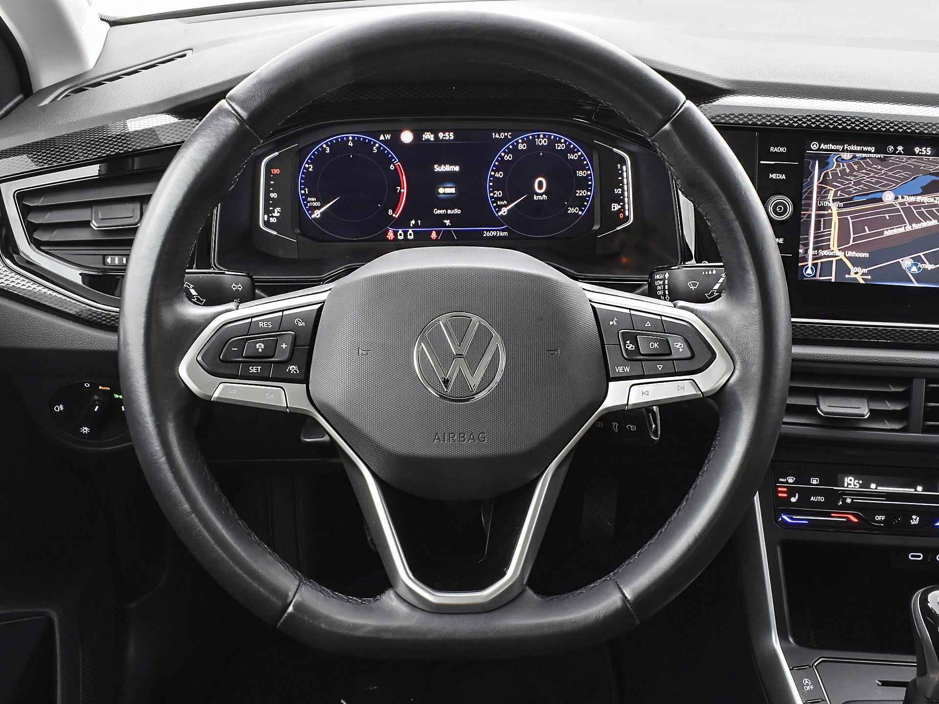 Volkswagen Polo 1.0 Tsi 95pk Life Business | Stoelverwarming | ACC | App-Connect | Navigatie | P-Sensoren | Climatronic | Virtual Cockpit | 15'' Inch | Garantie t/m 12-06-2027 of 100.000km - 20/32