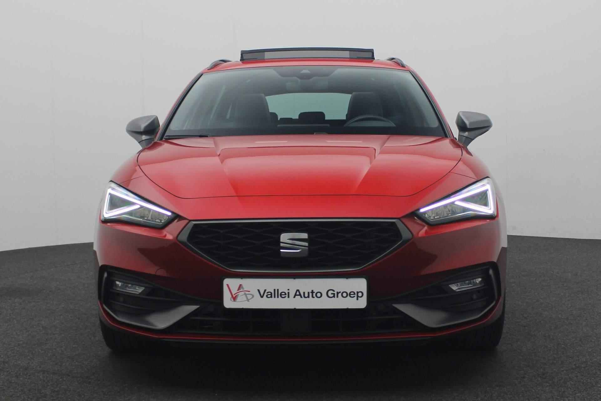 SEAT Leon Sportstourer 1.4 TSI 204PK DSG eHybrid PHEV FR | Pano | Leder/alcantara | Geheugenstoel | Adaptief onderstel | Camera | Navi | Stuur-stoelverwarming | Keyless | ACC - 16/39