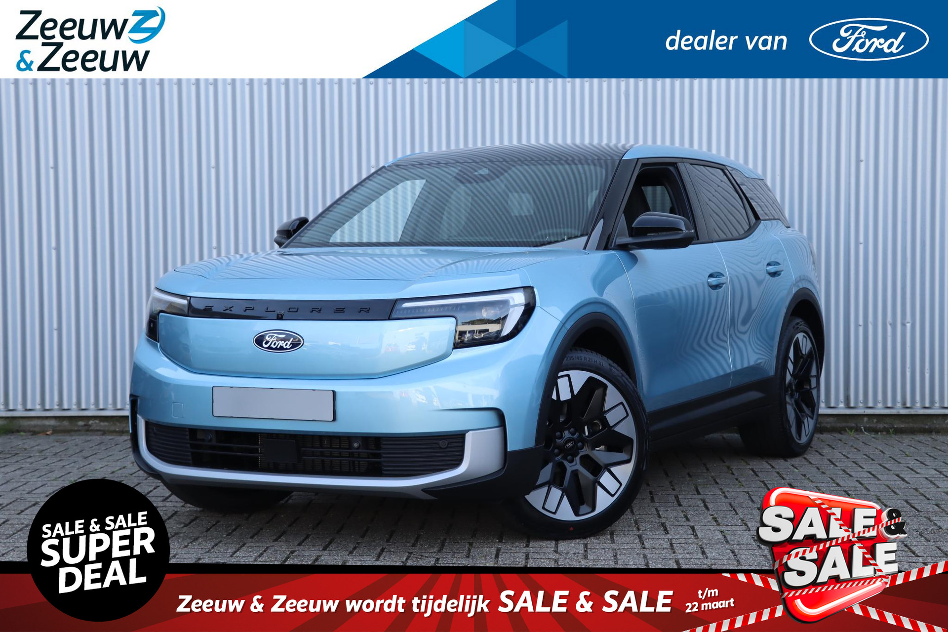 Ford Explorer Premium Extended Range RWD 77 kWh | Nieuw te bestellen en uit voorraad leverbaar | € 2000 Ford Voordeel |