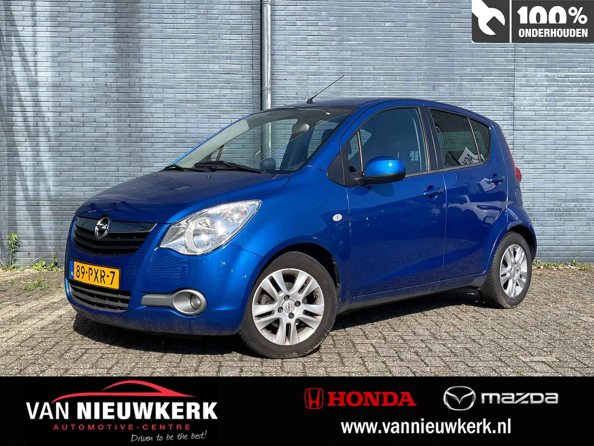 OPEL Agila 1.2 16V 94pk Automaat Edition | Dealeronderhouden | Airco | Parkeersensoren | Lichtmetalen Velgen | Centraledeur Vergrendeling | - 1/14