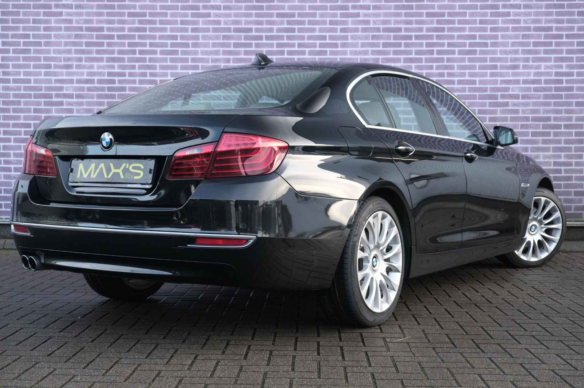 BMW 5-serie 530d High Executive | Sportstuur |  Stoelverwarming | Dealer Onderhouden | Leer | Navigatie | Cruise Control | Parkeersensor Voor en Achter - 6/37