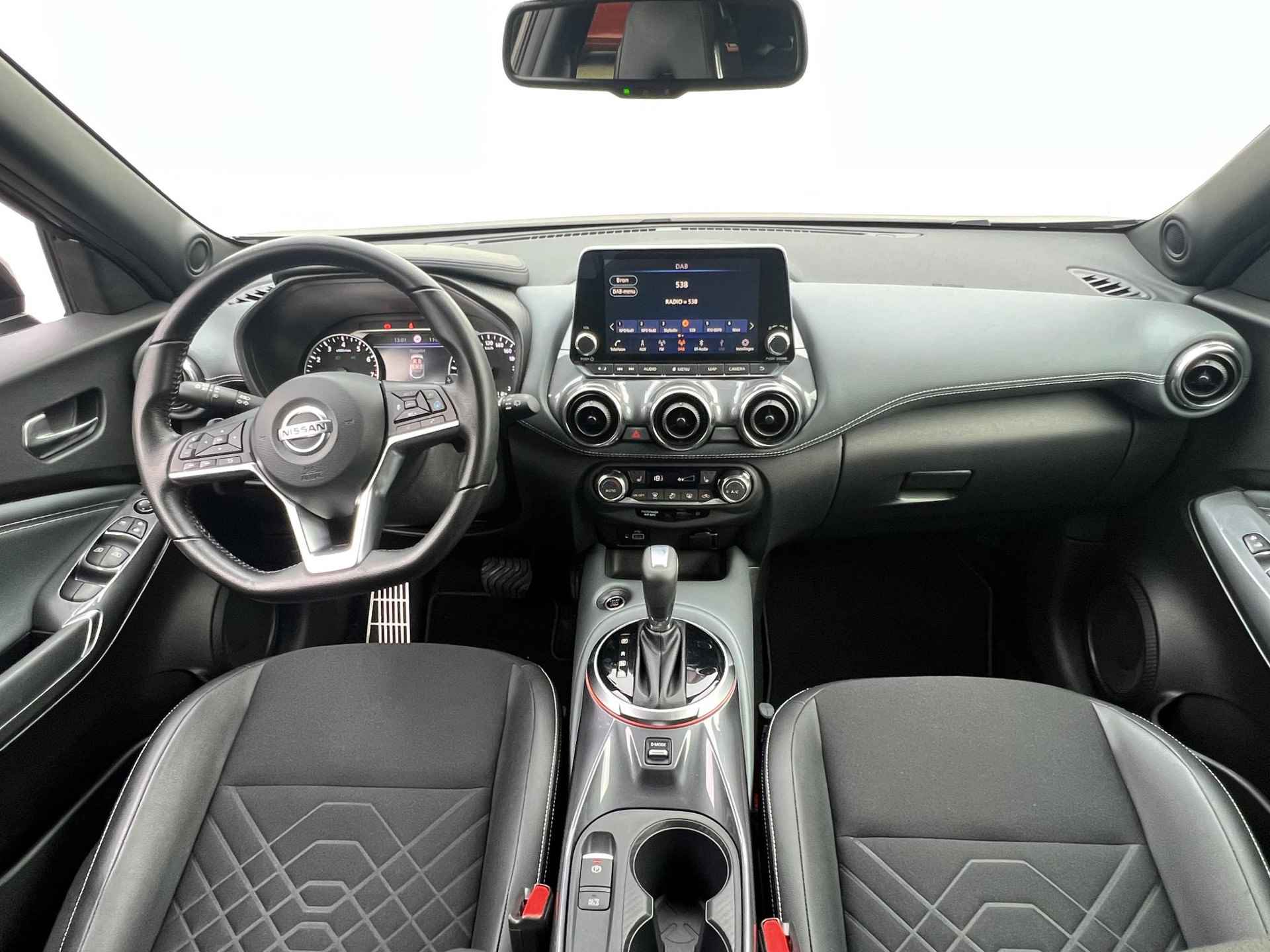 Nissan Juke 1.0 DIG-T Tekna | Met onderhoudscontract tot 01-2026 | 360 camera | ProPilot |  Keyless entry/start | Navi | Stoelverwarming | BOSE geluidsinstallatie | Sensoren voor + achter - 16/40