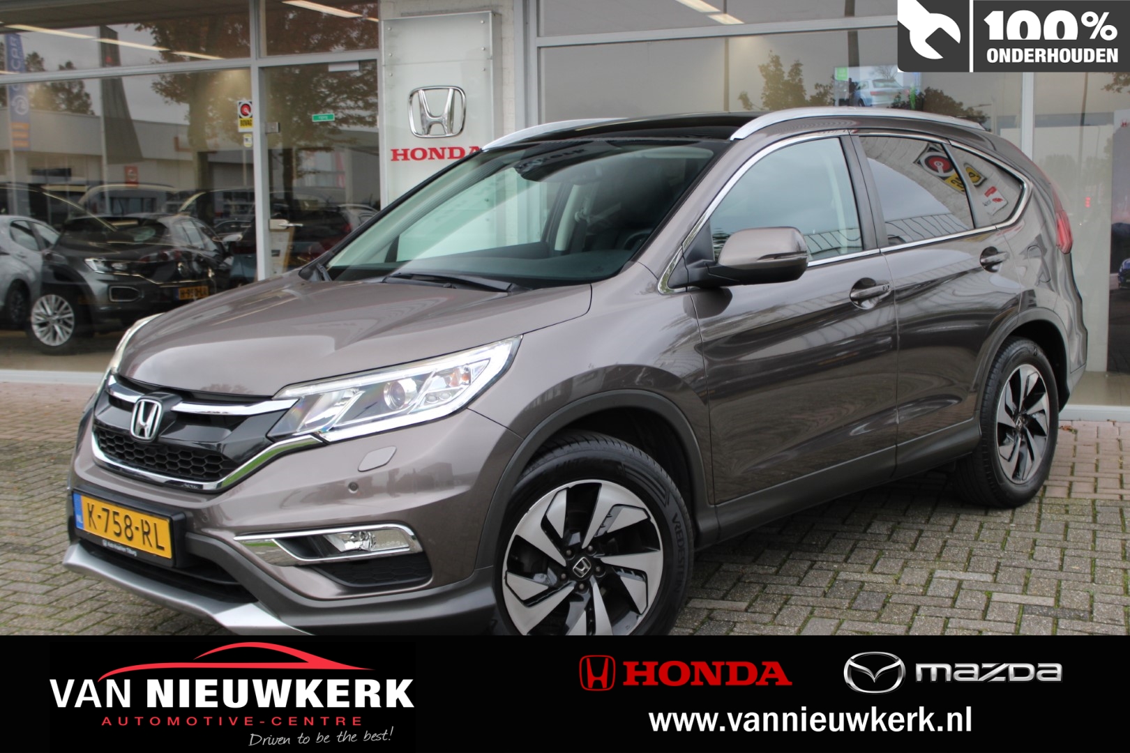 HONDA CR-V 2.0i 155pk 4WD Automaat Executive Panorama Leder Premium Audio