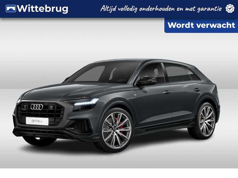 Audi Q8 60 TFSI e 462pk quattro Pro Line S | S-sportstoelen | B&O | Ventilatie + massage | Servo | Head Up | Nachtzicht | Memory | Comfortsleutel | 23" LM velgen