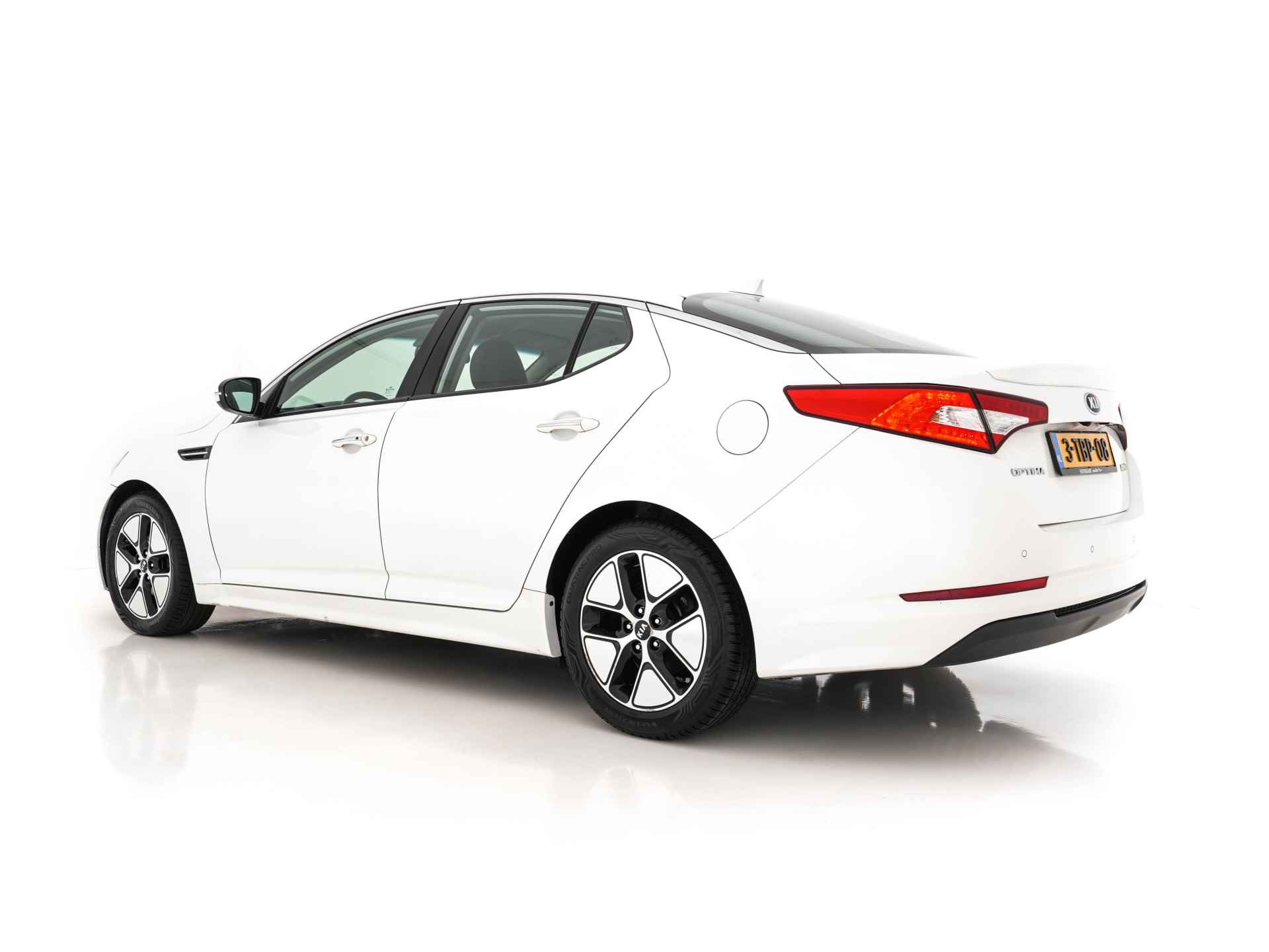 Kia Optima 2.0 CVVT Hybrid Super Pack Aut. *FULL-LEATHER | XENON | MEMORY-PACK | INFINITY-AUDIO | CAMERA | KEYLESS | ECC | HEATED/COOLED-SEATS | PDC | CRUISE | NAVI-FULLMAP | COMFORT-SEATS | 17''ALU* - 4/32