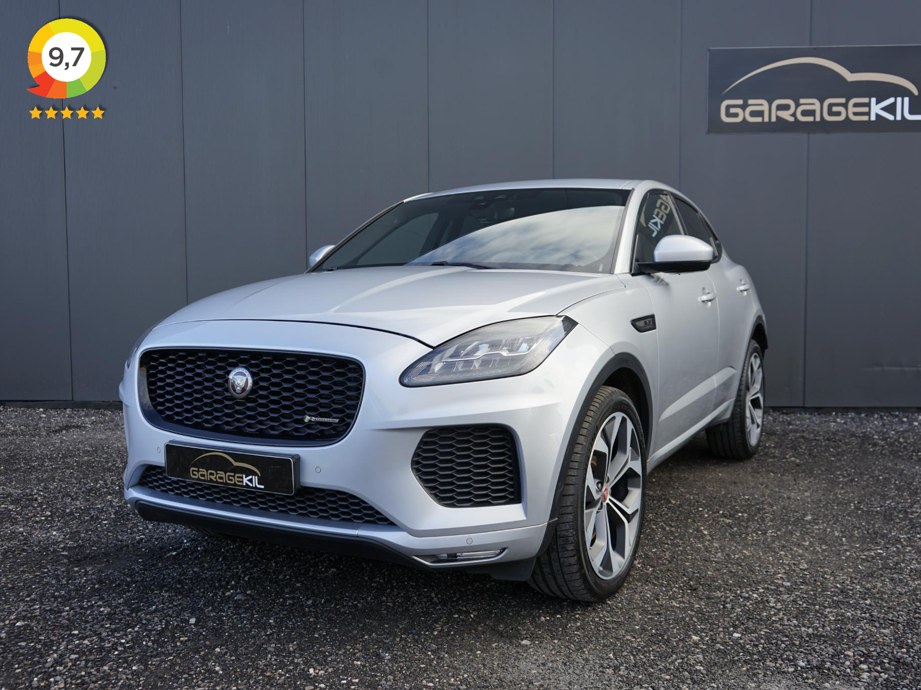 Jaguar E-PACE 2.0 P250 AWD R-Dynamic S Elektr. Stoelen / Camera / elektr. achterklep / Meridian / Leer zwart / 21'' LM velgen /  PDC voor en achter