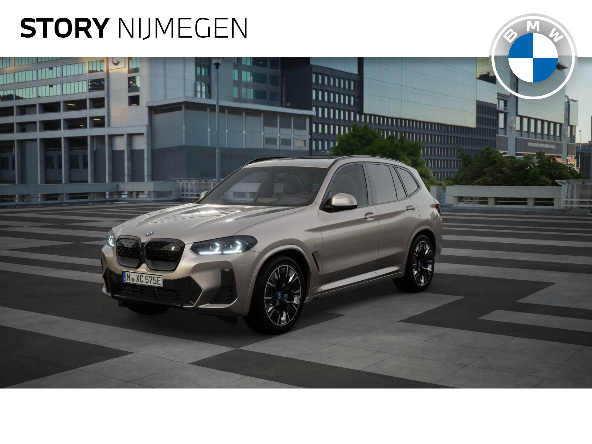 BMW iX3 High Executive 80 kWh / Trekhaak / Sportstoelen / Adaptief M Onderstel / Adaptieve LED / Parking Assistant Plus / Comfort Access / Harman Kardon bij viaBOVAG.nl