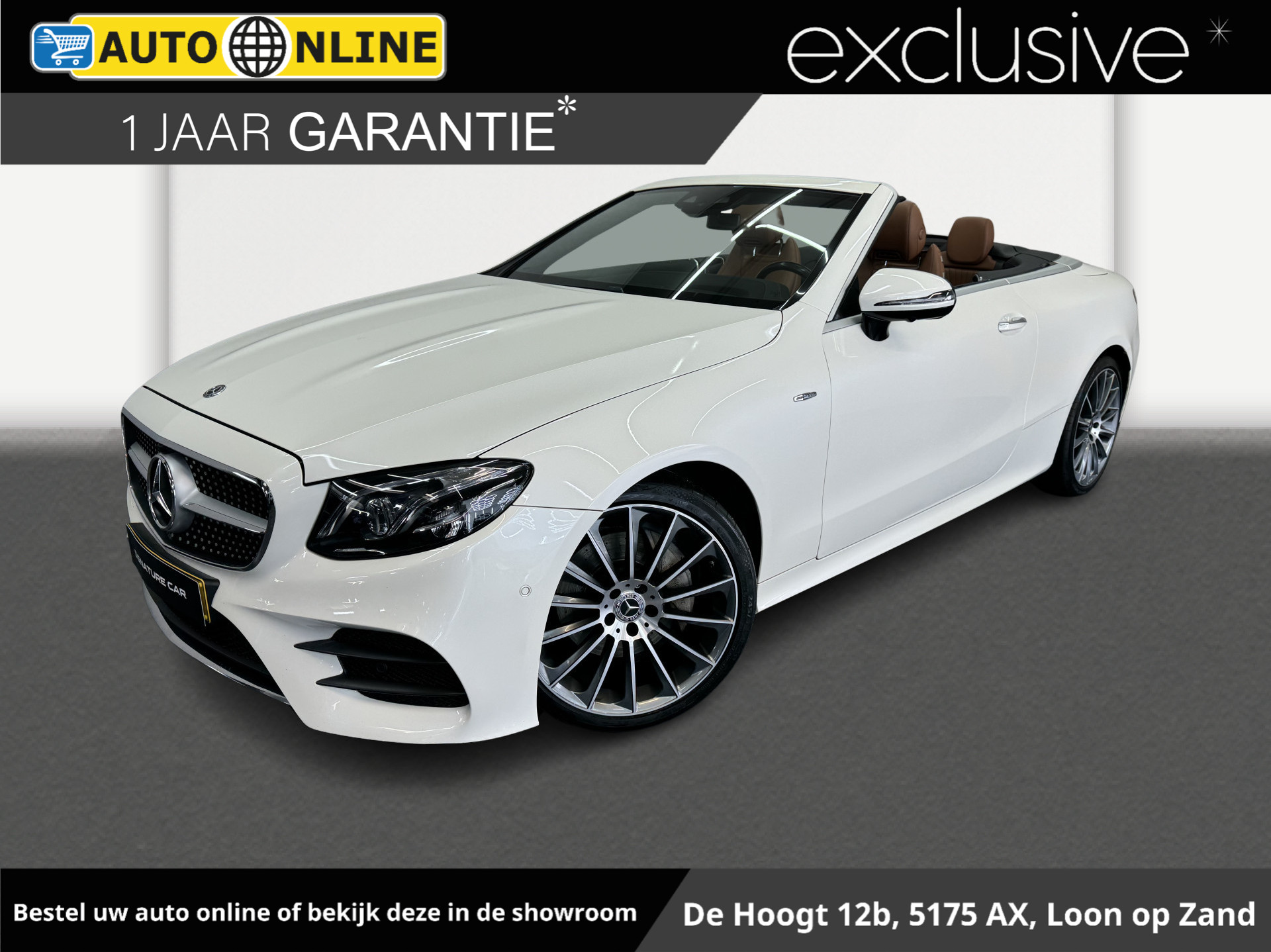 Mercedes-Benz E-klasse Cabrio 220 d Premium AMG ✅AMG-Line✅STOELVENTILATIE✅Full Digital Dash✅BURMESTER✅WIDE SCREEN✅SFEERVERLICHTING