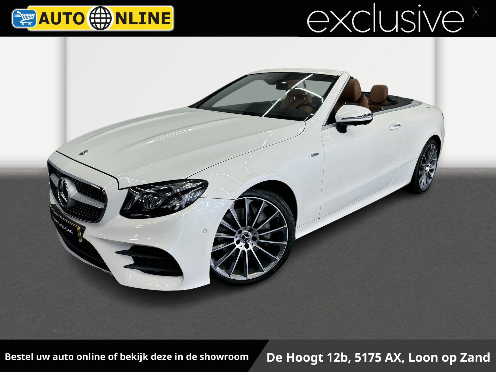 Mercedes-Benz E-klasse Cabrio 220 d Premium AMG ✅AMG-Line✅STOELVENTILATIE✅Full Digital Dash✅BURMESTER✅WIDE SCREEN✅SFEERVERLICHTING