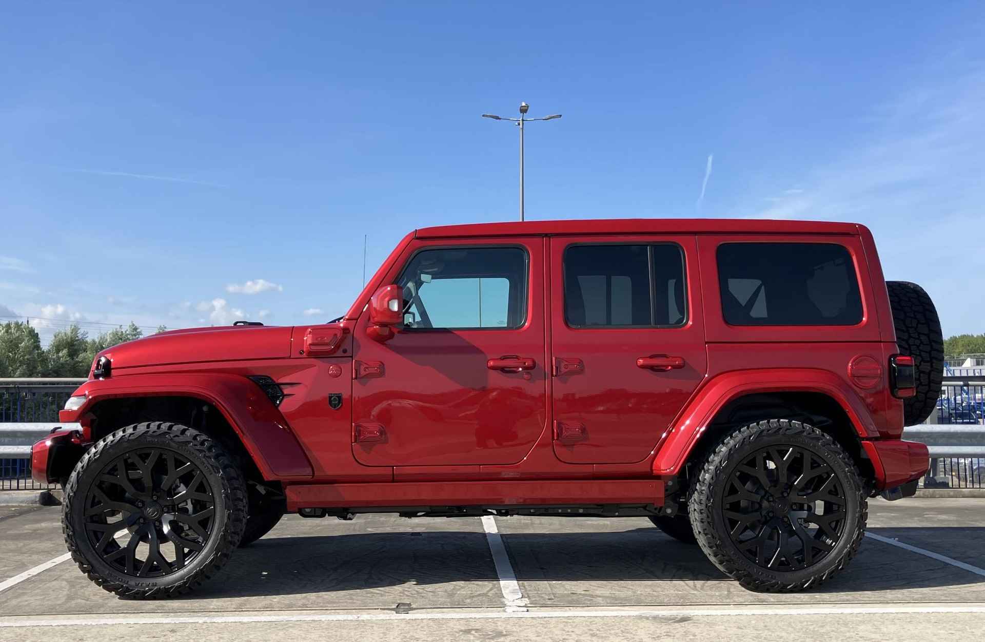 Jeep Wrangler BRUTE Rubicon 4xe 380 / 22" LMV / Hard-Top Jeep Wrangler BRUTE 4xe 380 Custom Skyview BRUTE CUSTOM - Sky View - 22 Inch - 5/58