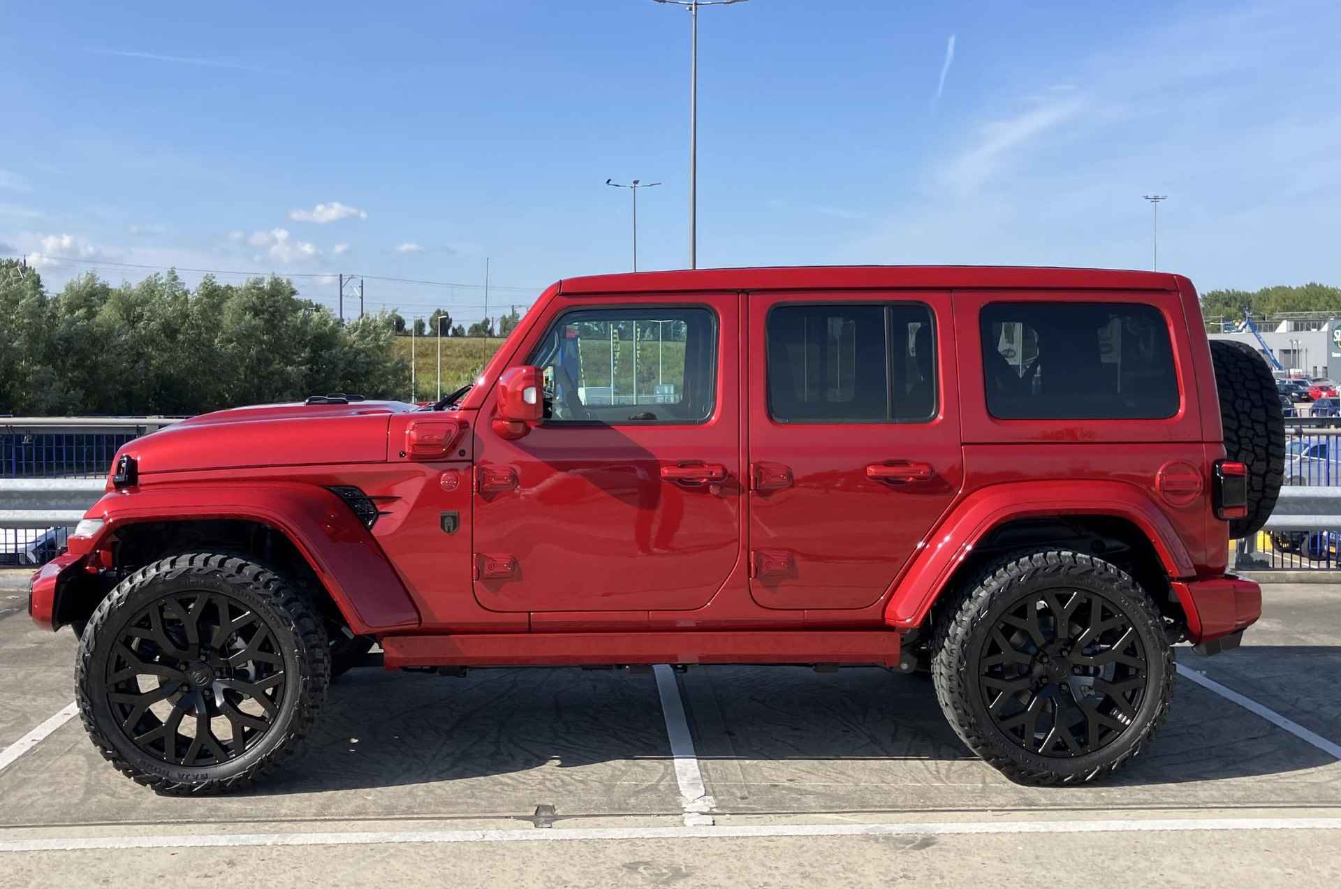 Jeep Wrangler BRUTE Rubicon 4xe 380 / 22" LMV / Hard-Top Jeep Wrangler BRUTE 4xe 380 Custom Skyview BRUTE CUSTOM - Sky View - 22 Inch - 55/58