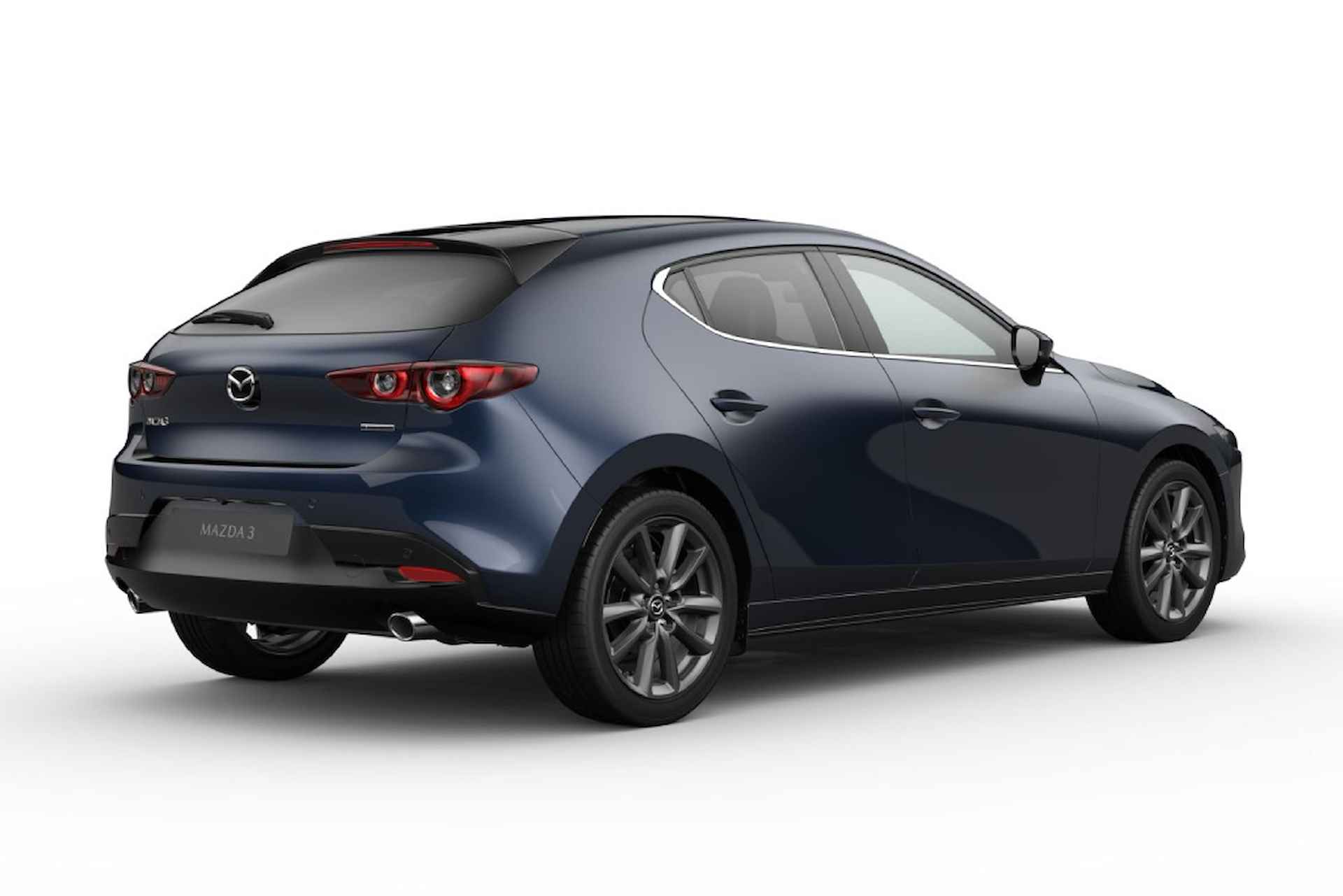Mazda 3 2.0 e-SkyActiv-G 122PK 6MT Exclusive-line | Black Comfort Pack | Driver Assistance & Sound Pack | Design Pack | Hoge Korting | Uit voorraad leverbaar | Private Lease vanaf €469,- per maand | - 2/4