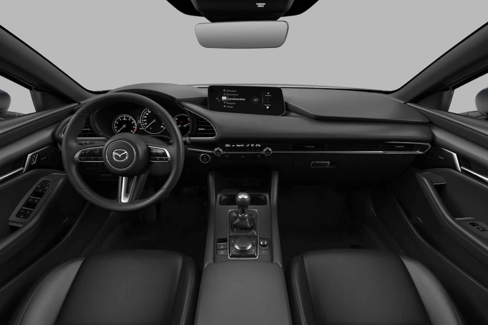 Mazda 3 2.0 e-SkyActiv-G 122PK 6MT Exclusive-line | Black Comfort Pack | Driver Assistance & Sound Pack | Design Pack | Hoge Korting | Uit voorraad leverbaar | Private Lease vanaf €469,- per maand | - 3/4