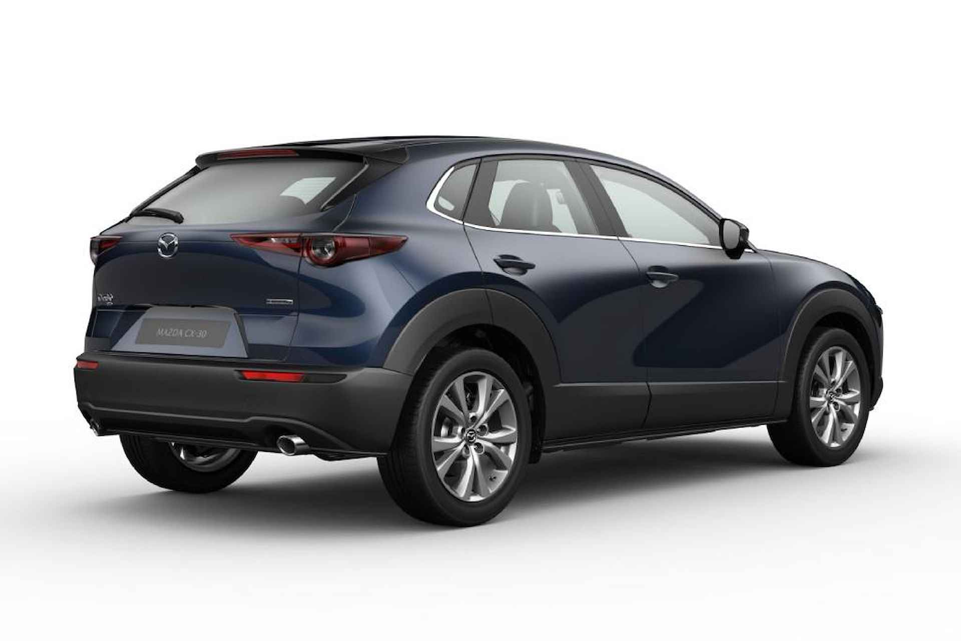 Mazda CX-30 2.0 e-SkyActiv-X 186PK 6AT M Hybrid Exclusive-line | Black Comfort Pack | | Hoge Korting | Uit voorraad leverbaar | Private Lease vanaf €449,- per maand | - 3/5