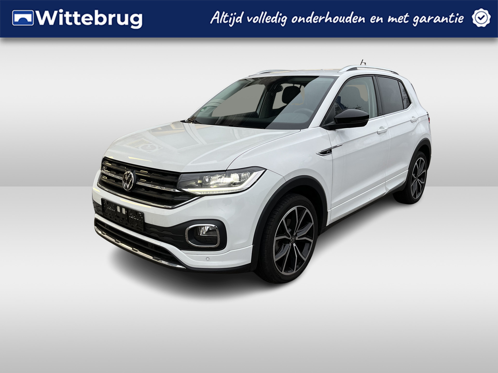 Volkswagen T-Cross 1.0 TSI R-Line / AUTOMAAT/ CAMERA/ PARK. SENSOREN/ STOELVERWARM./ DIGITAL DASHBOARD/ LED/ ADAPT. CRUISE/ APP-CONNECT/ NAVI/ CLIMA/ DAB/ 18" LMV