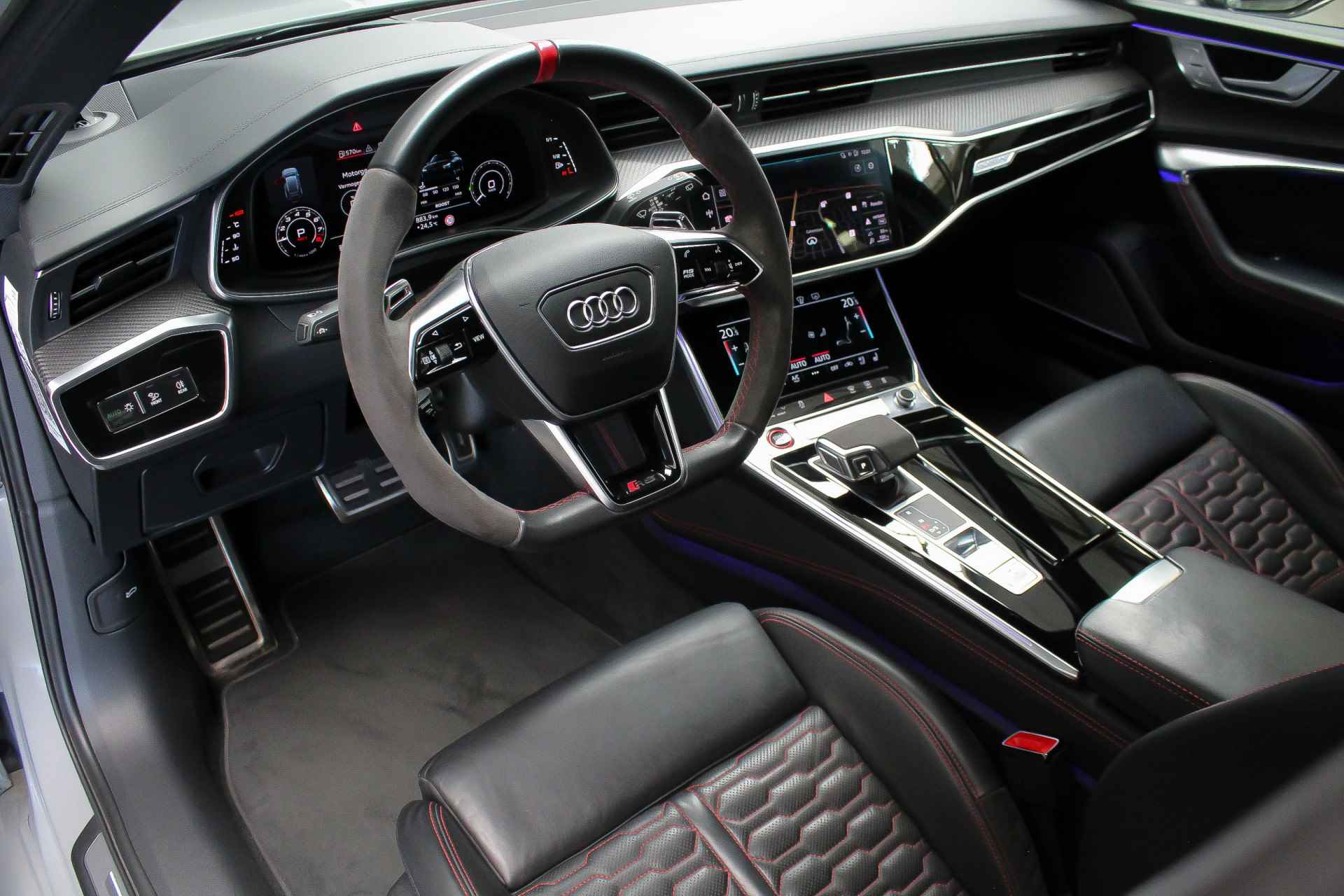 Audi RS6 1000pk URBAN Quattro |BTW|B&O Advance|dynamic plus|keramisch|head-up|full Urban|23 inch custom rims|stage 3+ tune 1000 pk|Eventuri|Matrix LED| - 13/57