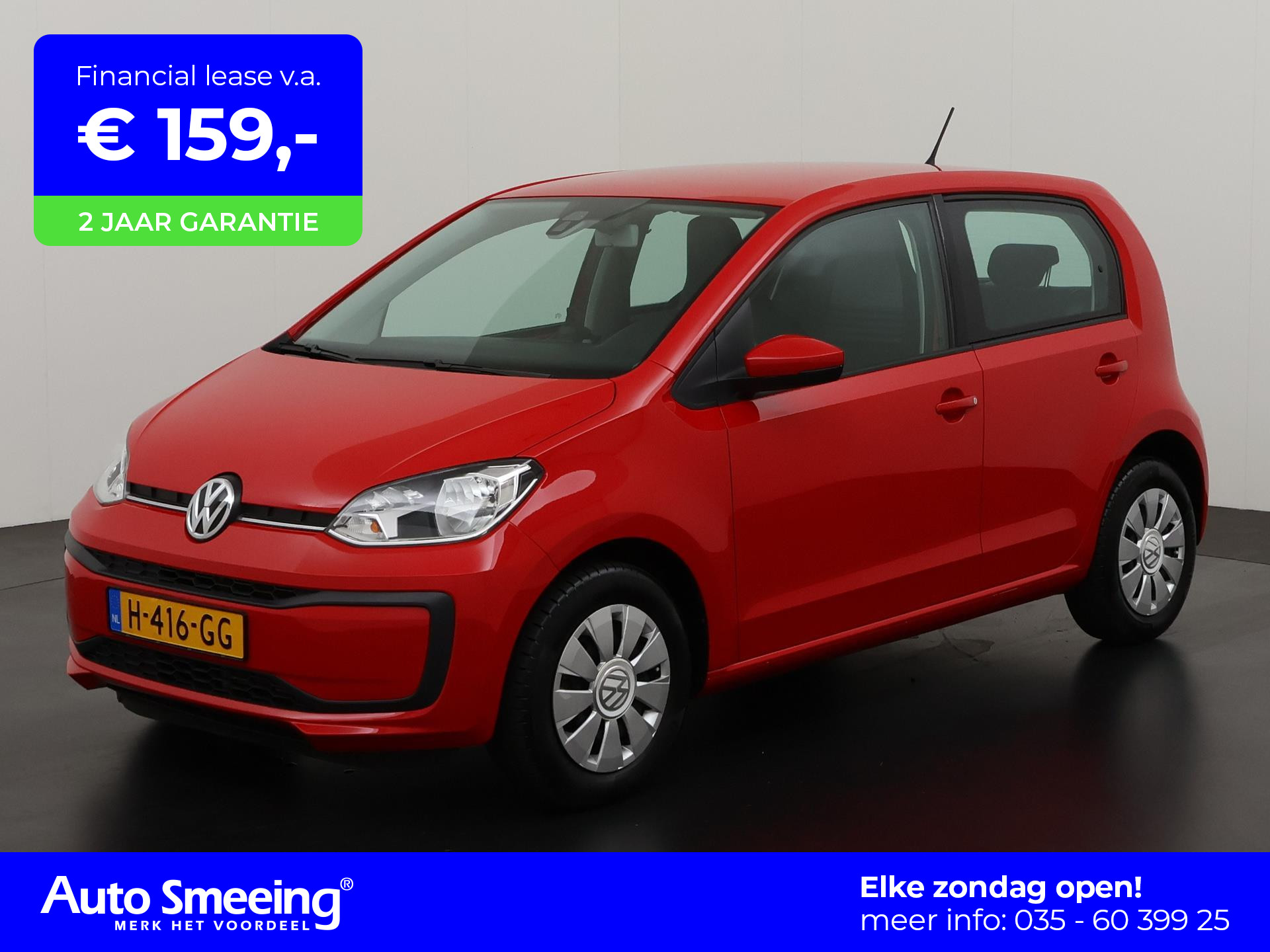 Volkswagen Up! 1.0 BMT move up! | 13.000km! | Airco | Bluetooth | Zondag Open!