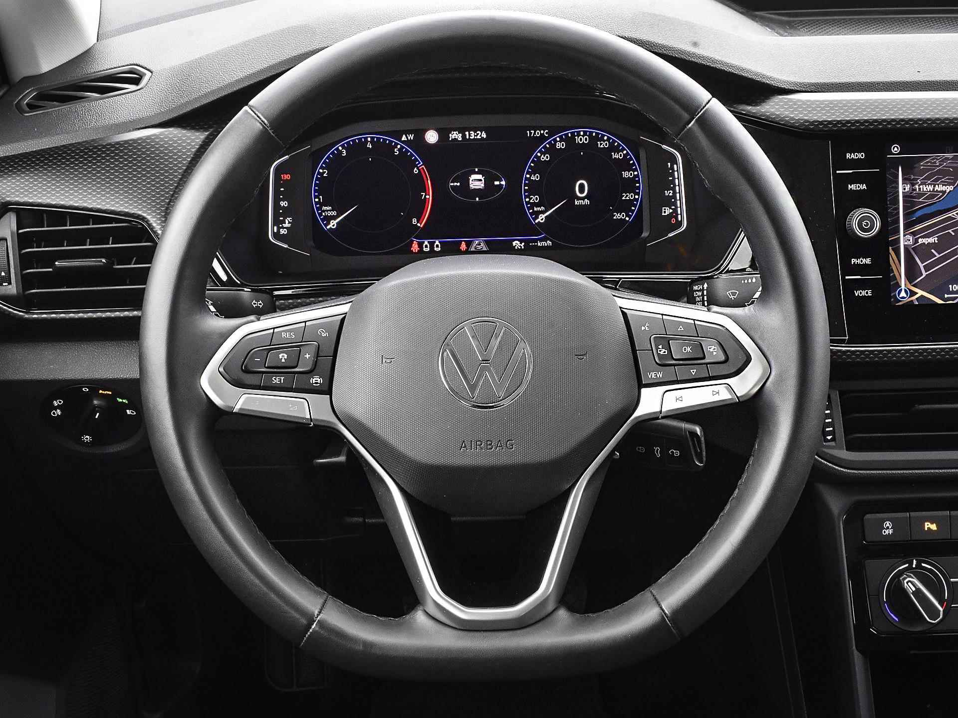 Volkswagen T-Cross 1.0 Tsi 110pk Life | ACC | DAB | Airco | Navi | App-Connect | P-Sensoren | Virtual Cockpit | 16'' Inch | Garantie t/m 14-04-2027 of 100.000km - 20/32