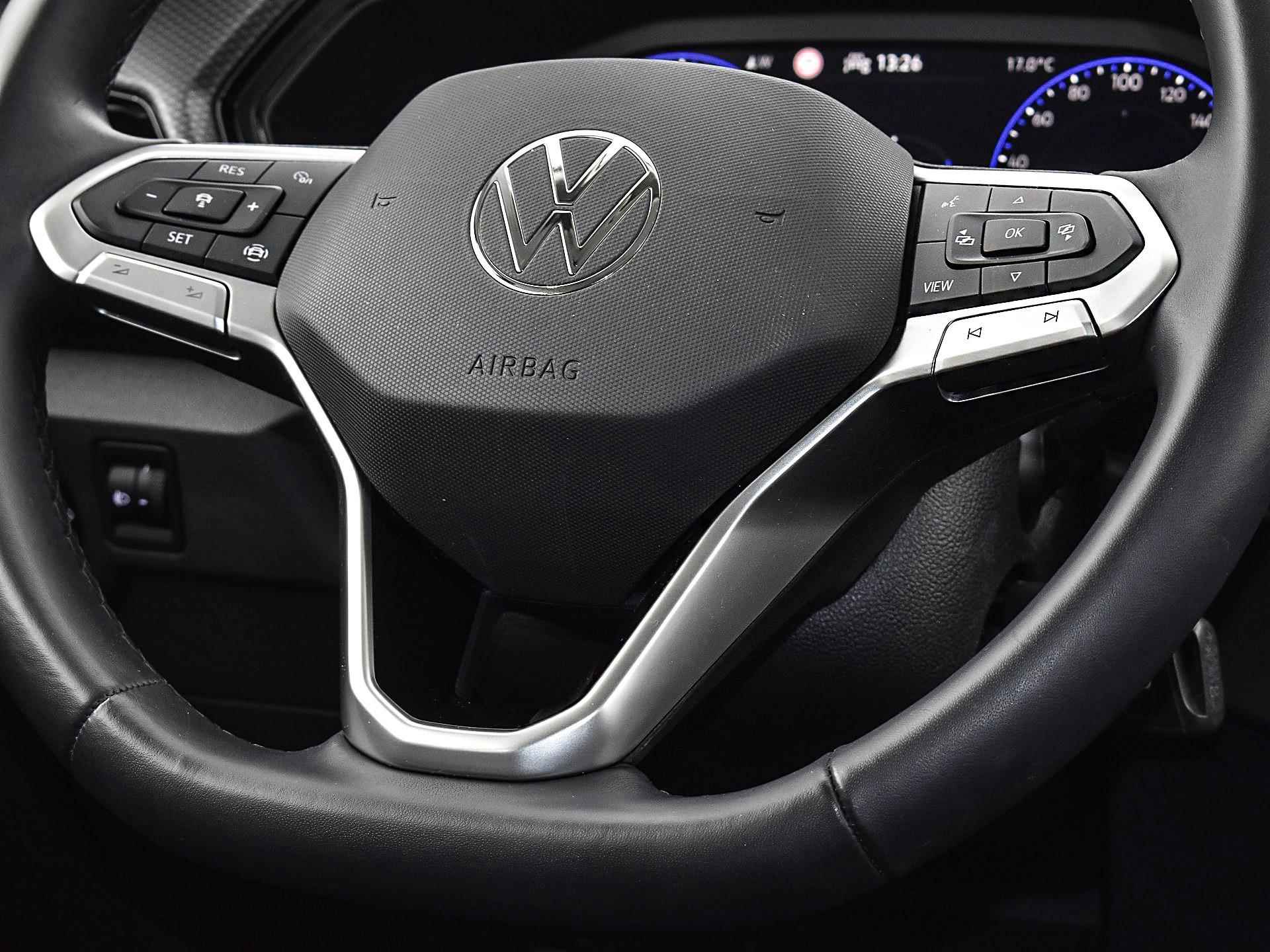 Volkswagen T-Cross 1.0 Tsi 110pk Life | ACC | DAB | Airco | Navi | App-Connect | P-Sensoren | Virtual Cockpit | 16'' Inch | Garantie t/m 14-04-2027 of 100.000km - 22/32