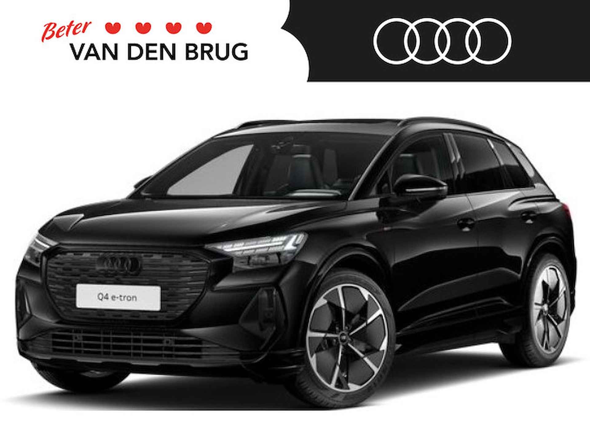 Audi Q4 e-tron 45 S Edition 82 kWh | Het voordeel is € 2.964,- | Assistentie plus pakket | Optiek zwart plus | Privacy glass | Panoramadak | Verwacht week 22 - 1/7