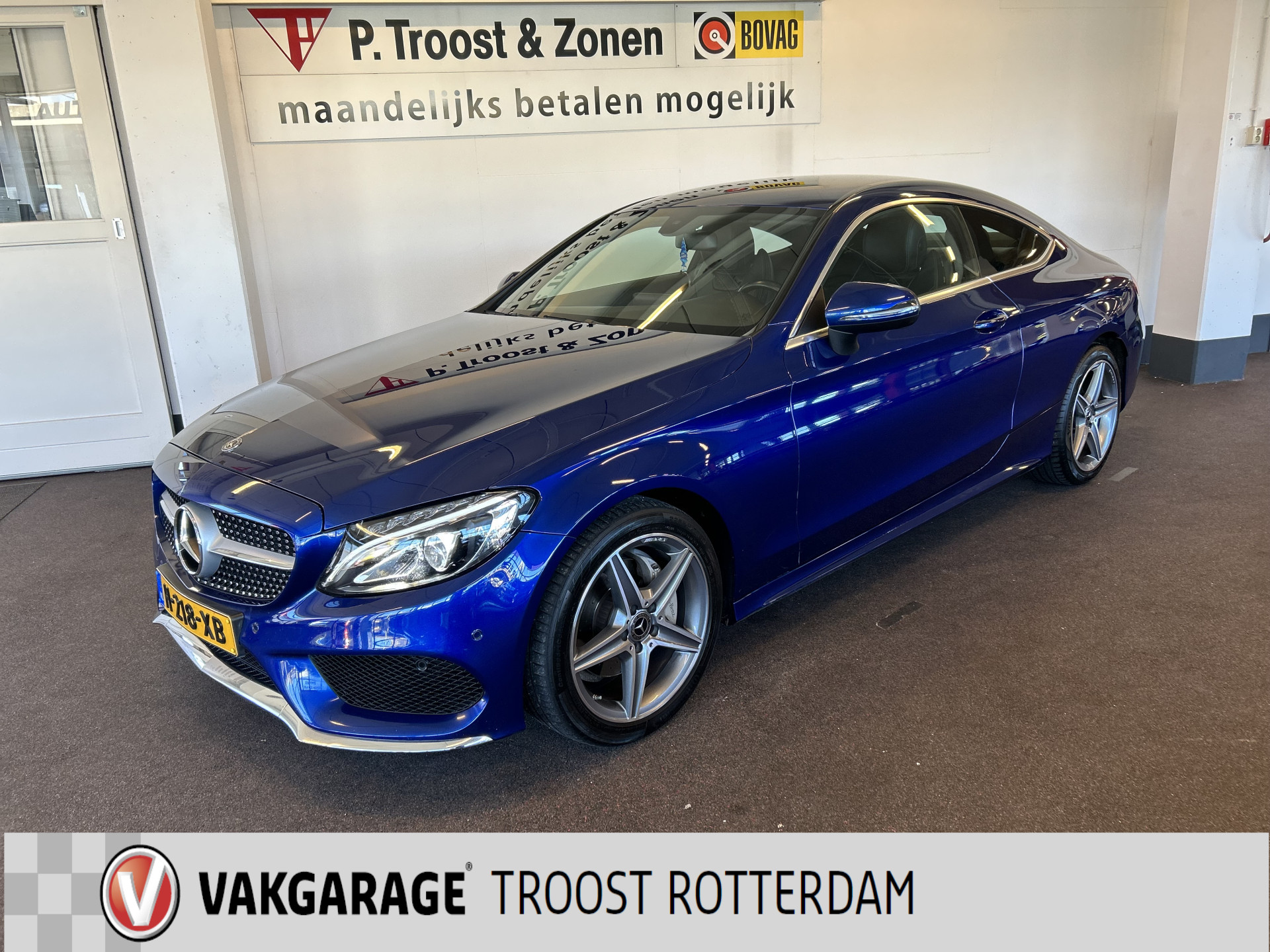 Mercedes-Benz C-Klasse Coupé 180 AMG Exclusive | Automaat | Lederen bekleding | Dealer onderhouden | Adaptief onderstel | Achteruitrijcamera | Cruise c