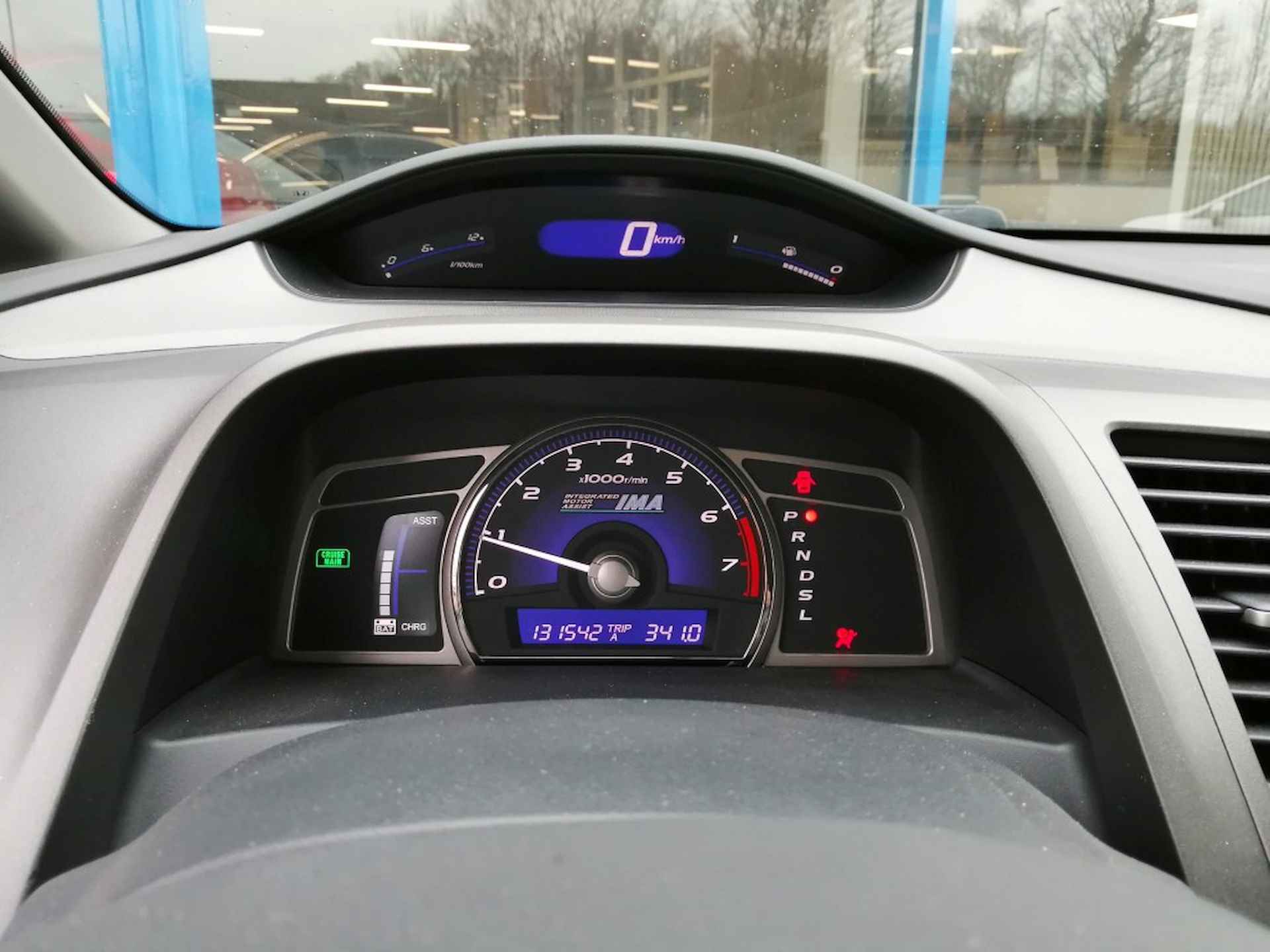HONDA Civic 1.3 Hybrid Elegance, Clima, Cruise, Bluetooth, Slechts 131.543 k - 9/15