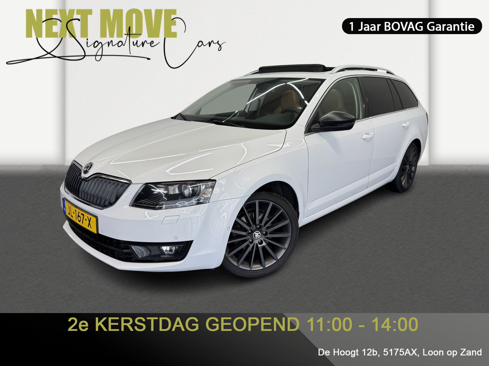 ŠKODA Octavia Combi 1.4 TSI Greentech Style Businessline✅Panoramadak✅Sportstoelen✅Stoelverwarming✅Leder Bekleding✅Apple Carplay✅DSG✅