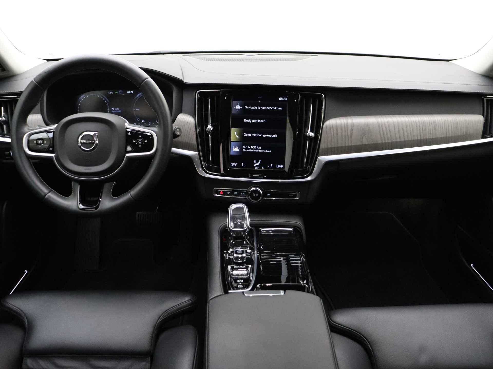 Volvo V90 T6 340pk AWD Inscription / H&K Audio / Elektr. Stoelen / Dubbel glas / Sportstuur / FULL-LED / Adapt. Cruise / BLIS / DAB / Lederen Dashboard / Trekhaak / - 11/36