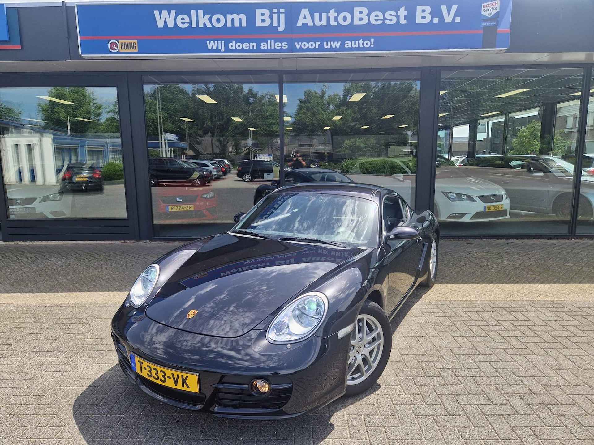 Porsche Cayman 2,7 Automaat / Deluxe ''Topstaat'' Sport 100% onderhouden!! - 1/32