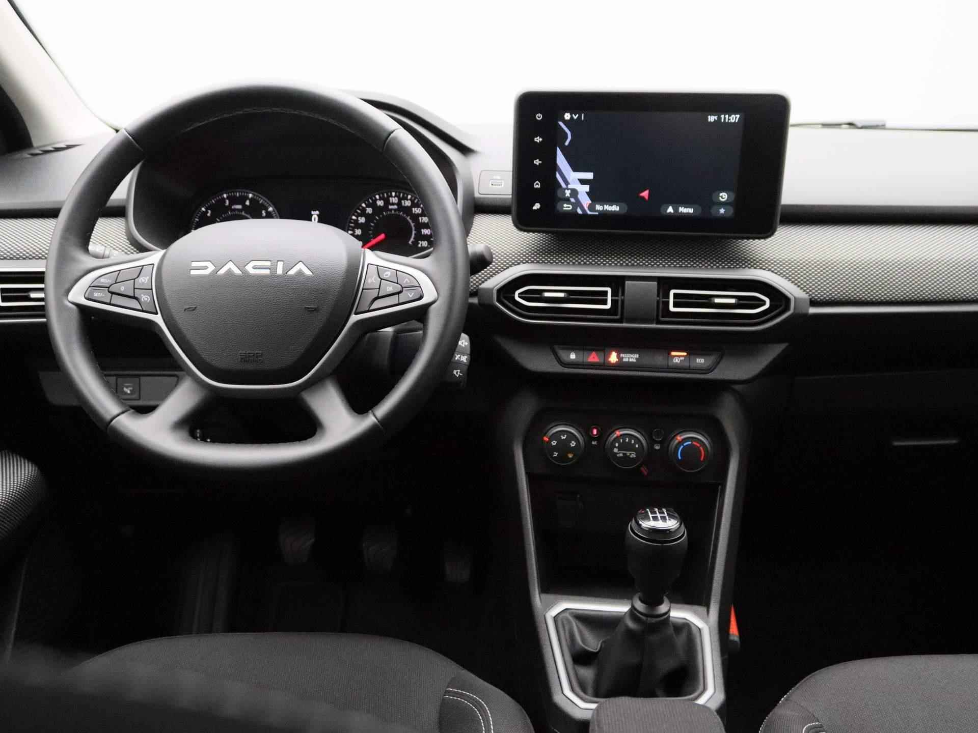 Dacia Sandero 1.0 - 90PK TCe Expression | Navigatie | Airco | Parkeersensoren | LED Lampen | Licht & Regen Sensor | Cruise Control | Apple Carplay/Android Auto | - 7/31