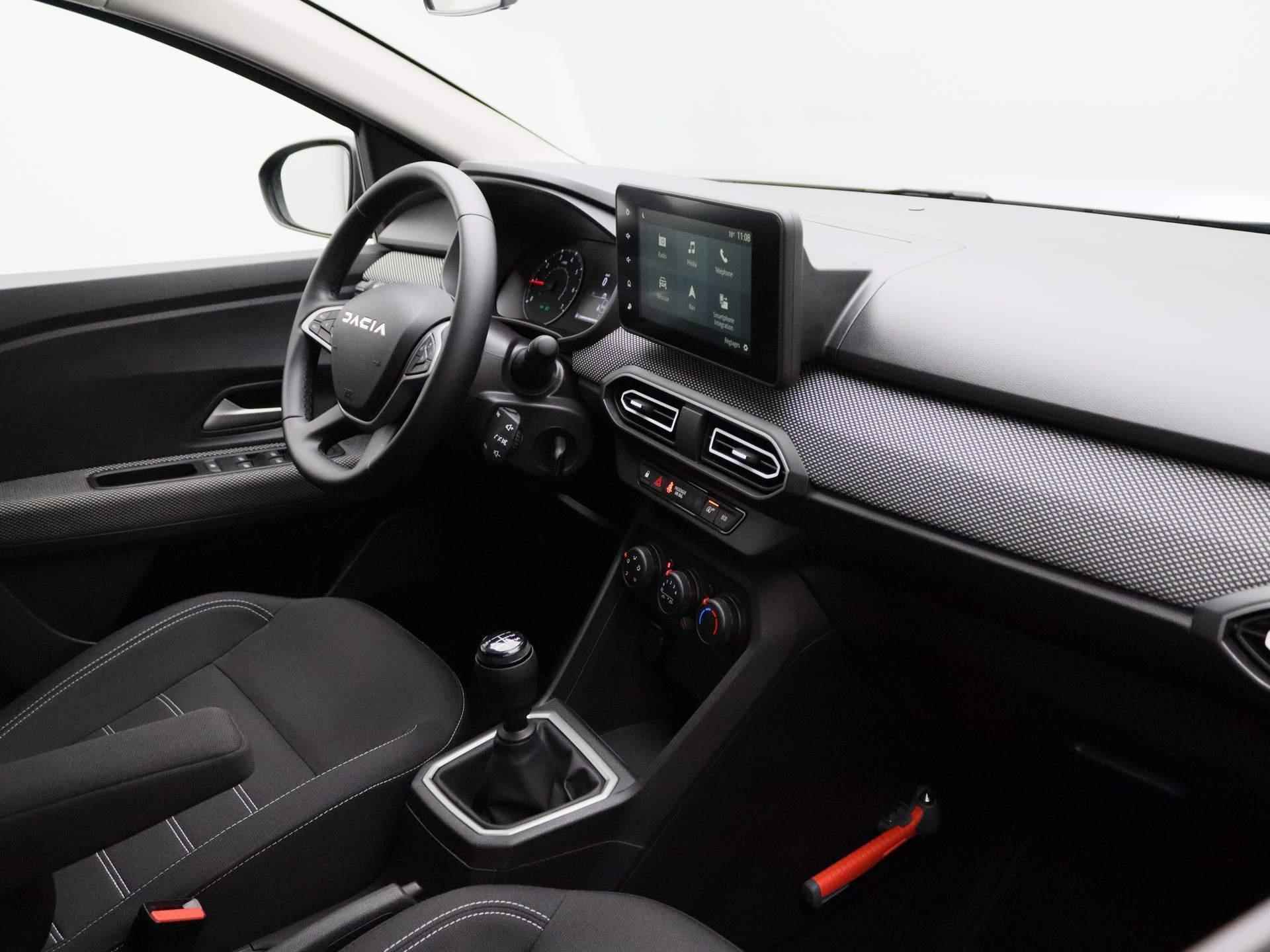 Dacia Sandero 1.0 - 90PK TCe Expression | Navigatie | Airco | Parkeersensoren | LED Lampen | Licht & Regen Sensor | Cruise Control | Apple Carplay/Android Auto | - 27/31