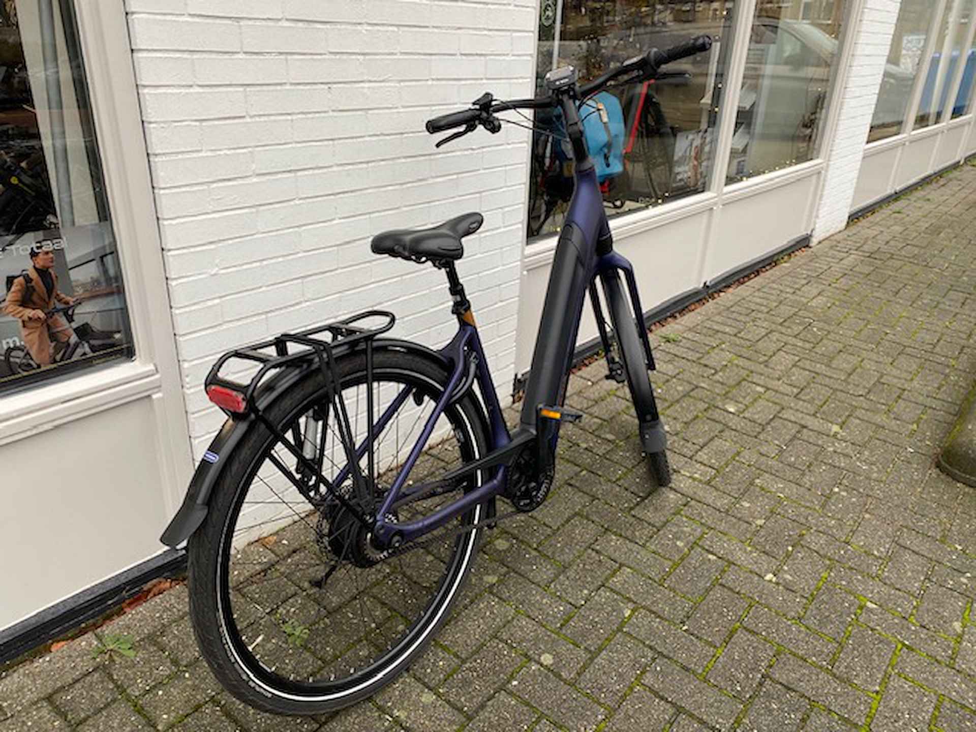 Koga E-Nova Evo PT Unlimited  Dli47 ENV Elektrische Stadsfietsen Montreal blue silk - 3/4