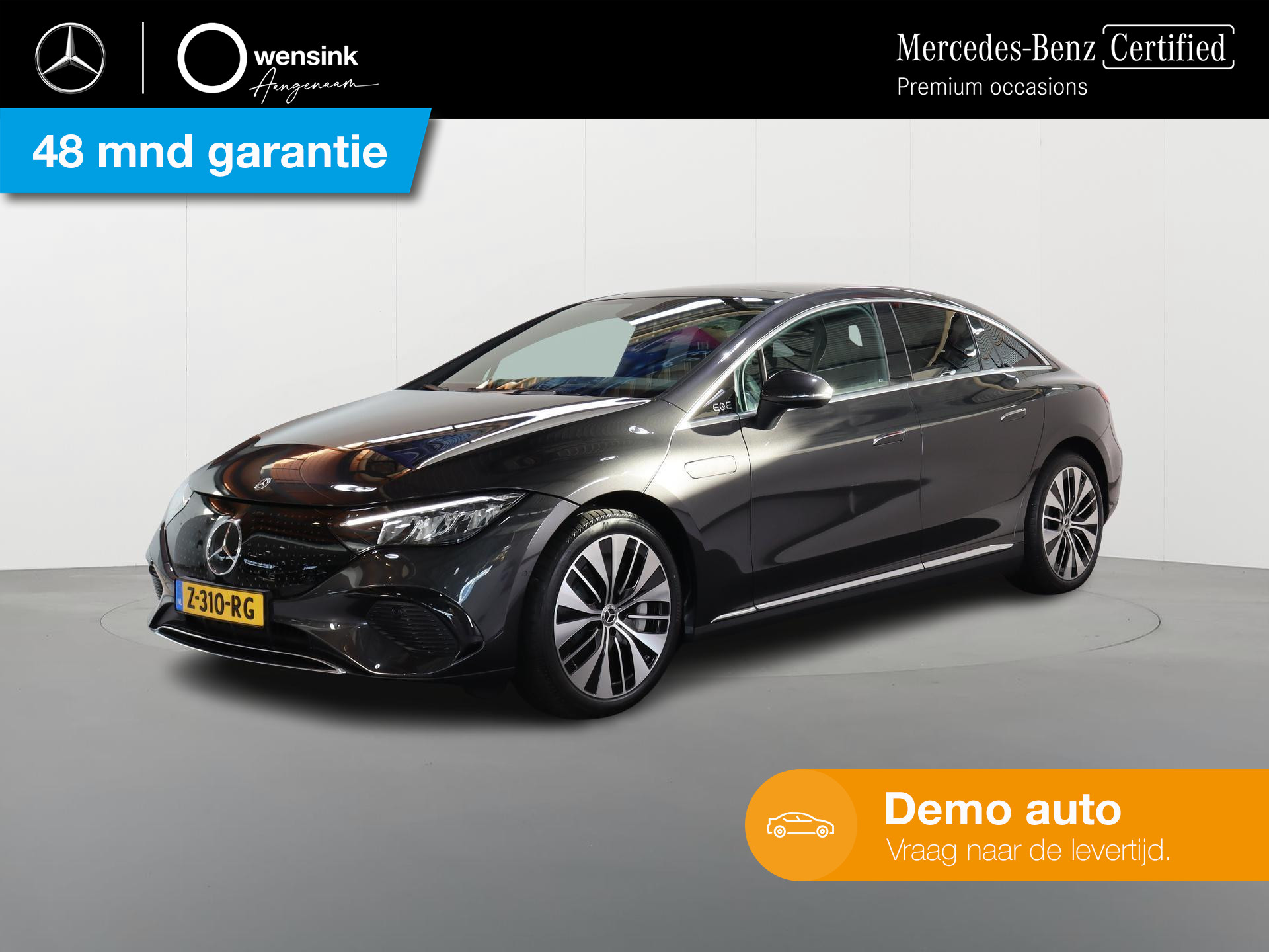 Mercedes-Benz EQE 300 Business Edition 89 kWh | Rijasisstentiepakket | Panoramadak | Keyless Entry | Sfeerverlichting | 360 camera | Apple Carplay | Stoel Memory | Grafietgrijs |