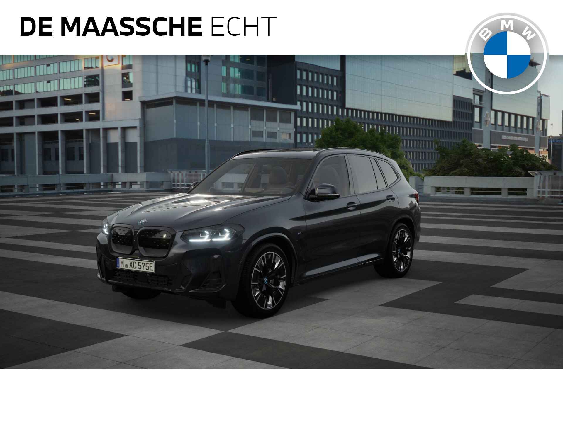 BMW iX3 High Executive 80 kWh / Trekhaak / Sportstoelen / Adaptieve LED / Adaptief M Onderstel / Parking Assistant Plus / Gesture Control - 1/11