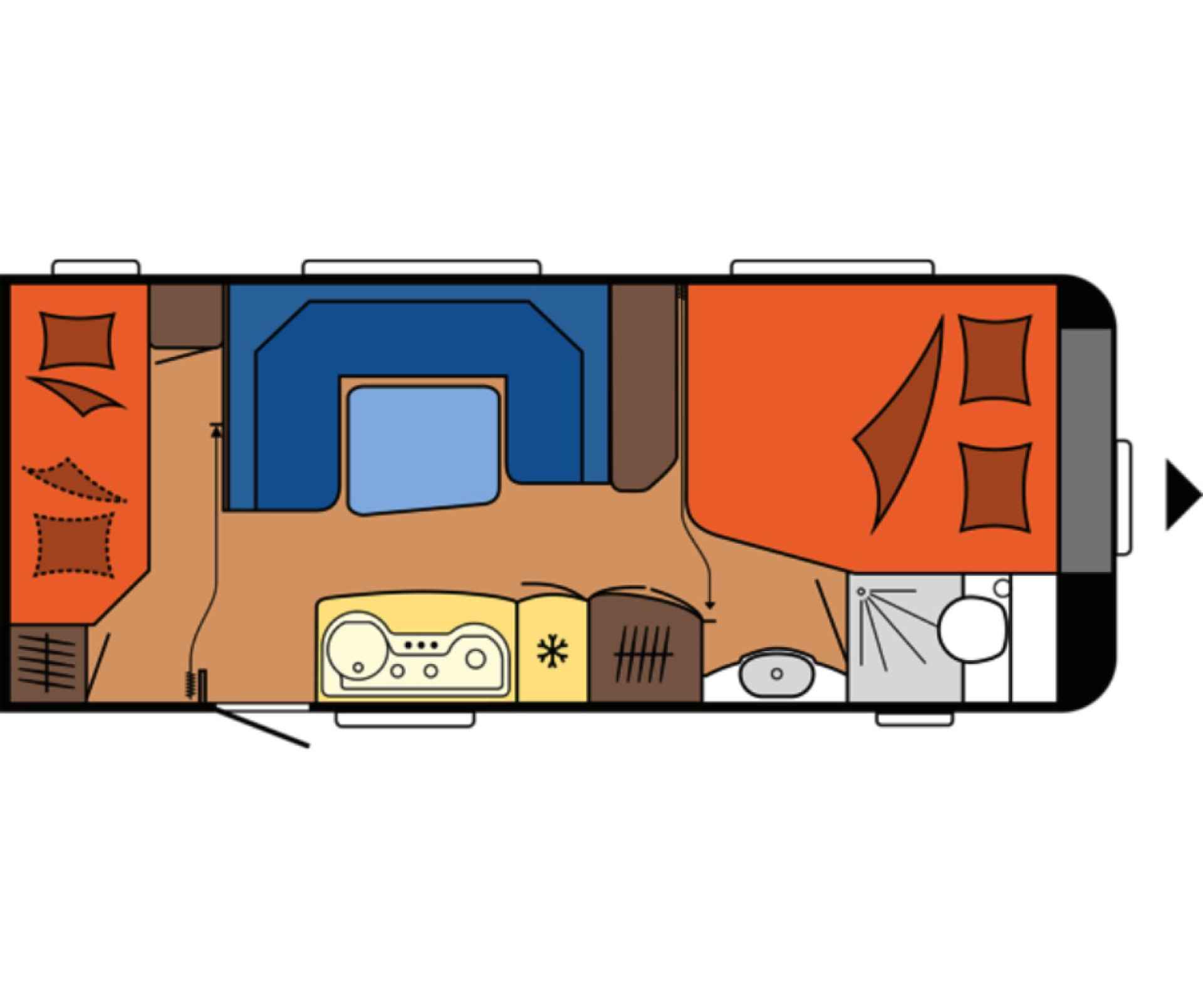 Hobby De Luxe 560 KMFe Stapelbed NIEUWE Mover INCL. STALLING - 2/34