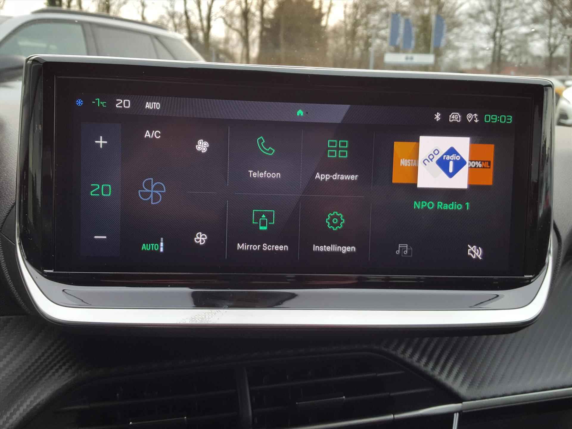 PEUGEOT 208 1.2 PureTech 100pk Allure Navigatie via Apple & Android | Cruise & Climate control | Parkeersensoren voor & achter | Bluetooth bellen &muziekstreaming - 27/50