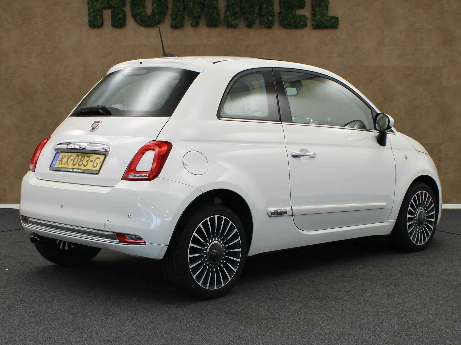 Fiat 500 0.9 TwinAir Turbo Lounge - ORIGINEEL NEDERLANDSE AUTO - PANORAMADAK - LICHTMETALEN VELGEN 15" INCH - BLUETOOTH TELEFOONVOORBEREIDING - LEDEREN STUURWIEL - START/STOP SYSTEEM - 2/34