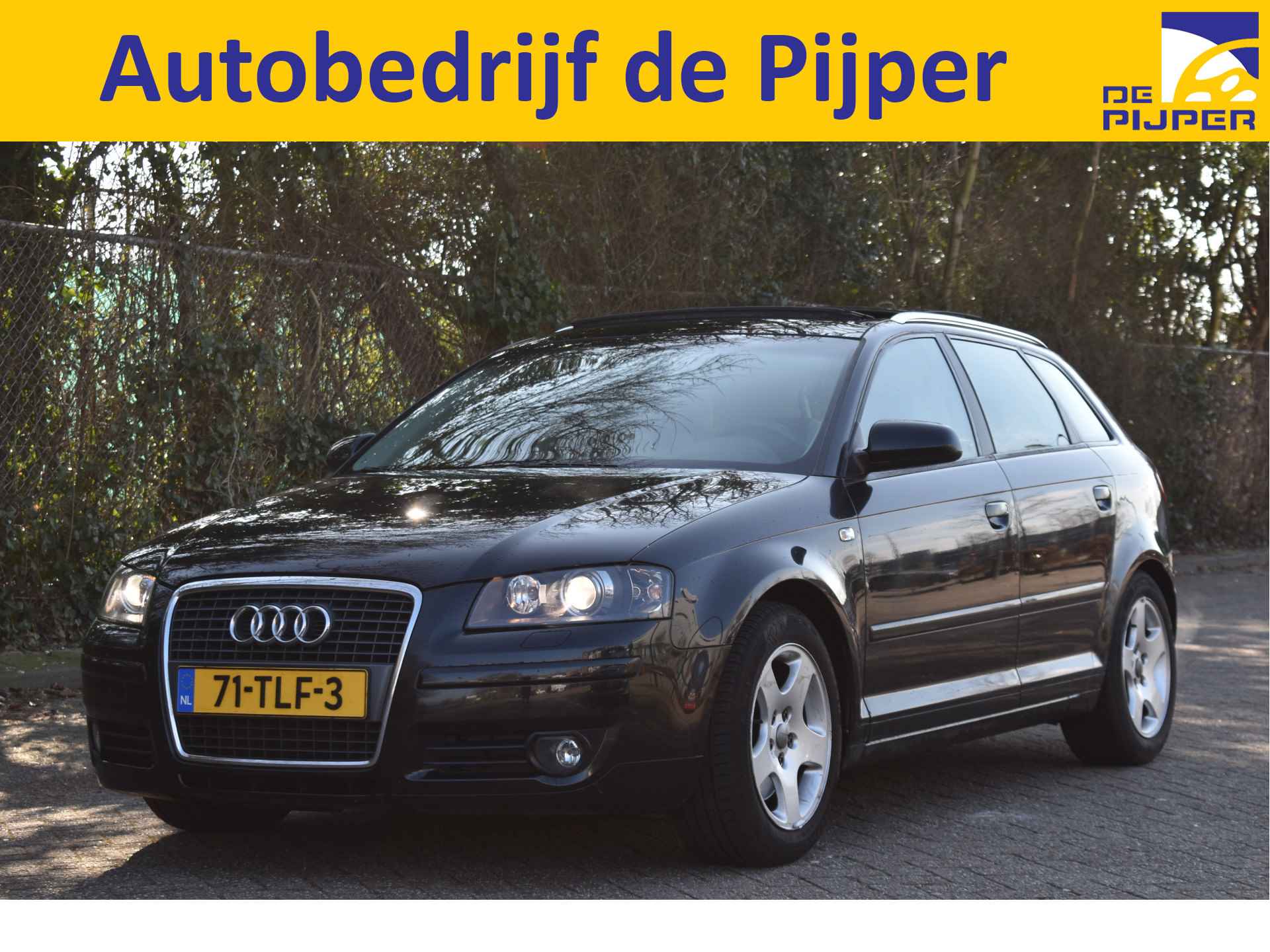 Audi A3 Sportback 2.0 TFSI 200 PK Quattro Ambition Pro Line | Open dak | Navi | Leder / Alcantara | Stoelverwarming | Xenon | LM-Velgen