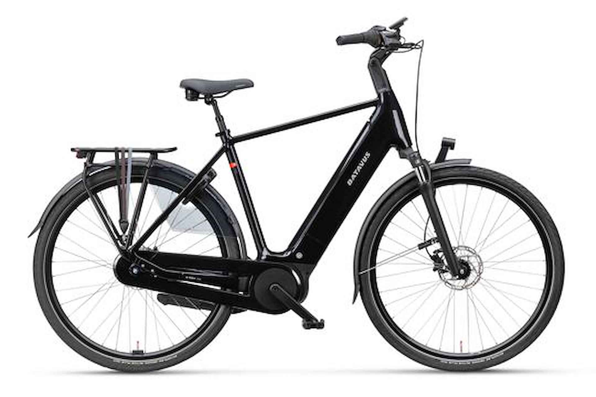 BATAVUS Finez E-Go Power N8 Heren Zwart Glans 61cm 2024