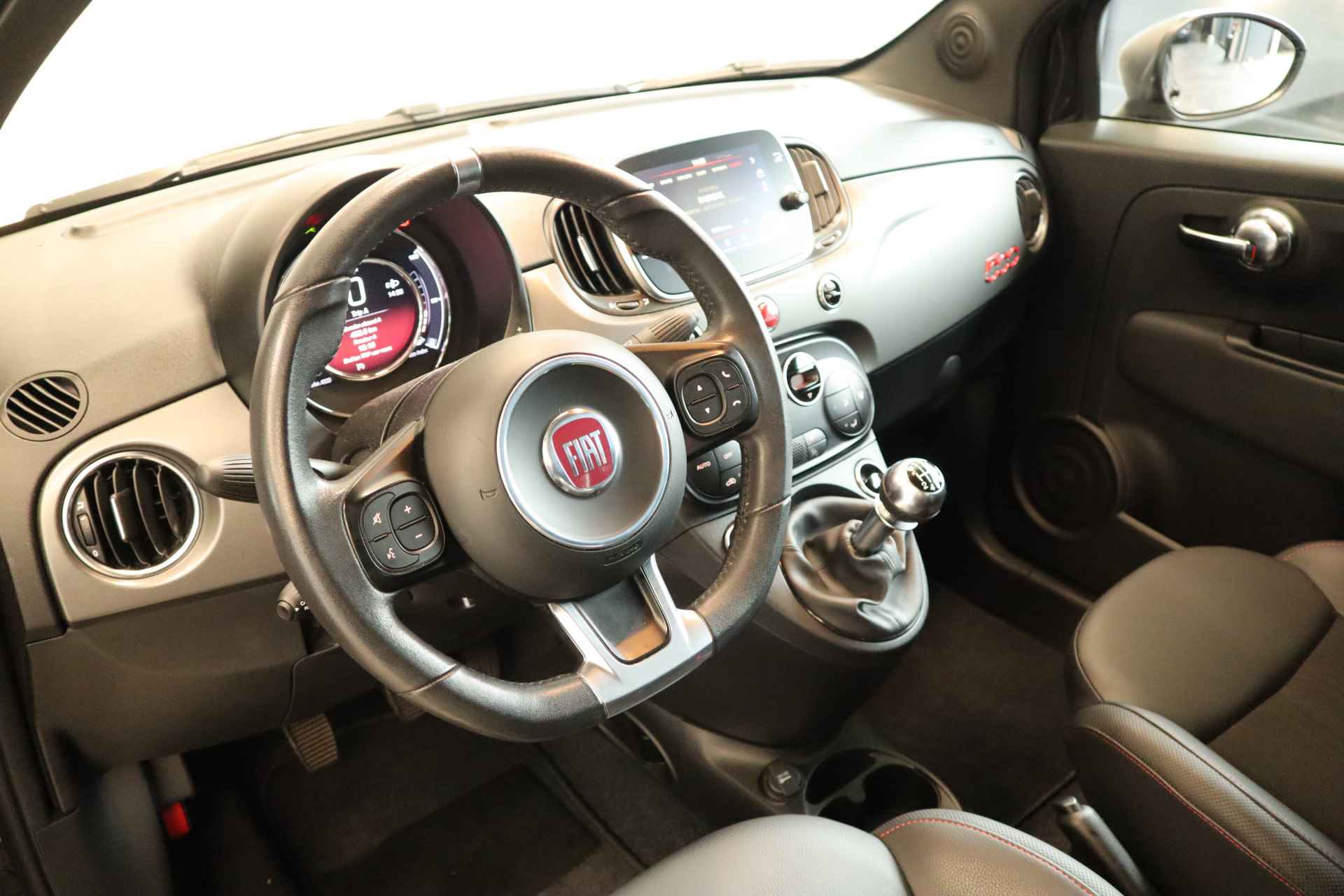 Fiat 500 1.0 Hybrid Sport Cabrio Navigatie CruiseControl 2 Jaar garantie mogelijk* ( vraag naar de voorwaarde) - 7/18