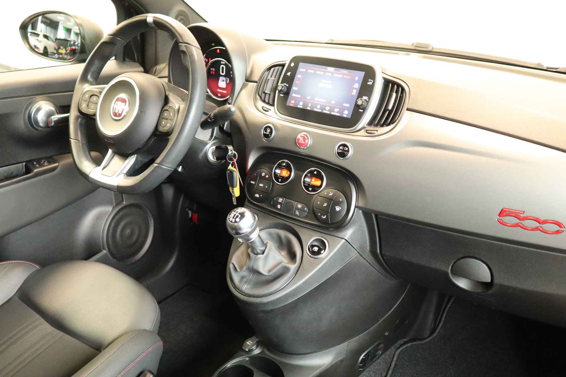 Fiat 500 1.0 Hybrid Sport Cabrio Navigatie CruiseControl 2 Jaar garantie mogelijk* ( vraag naar de voorwaarde) - 8/18