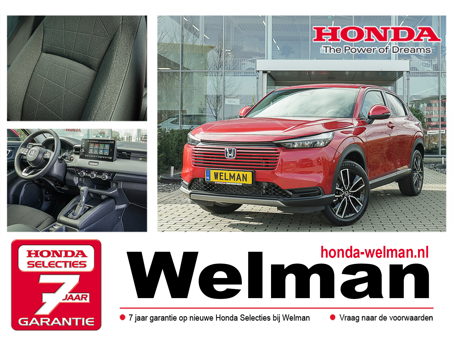 Honda HR-V 1.5i e:HEV ELEGANCE - NIEUW - FULL HYBRID