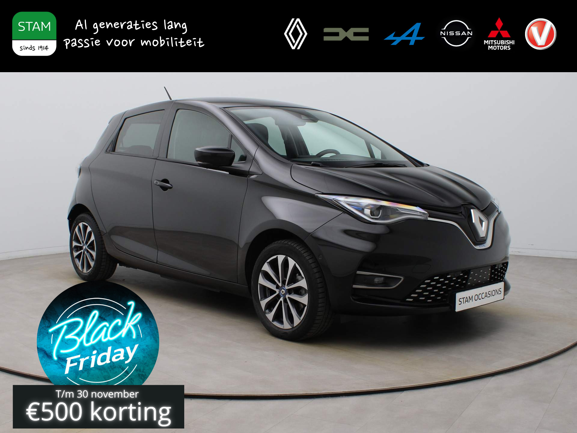 Renault ZOE R135 Intens Business 52 kWh Camera | Climate | Navi | Parksens. v+a | Stoel -/ Stuur verwarmd