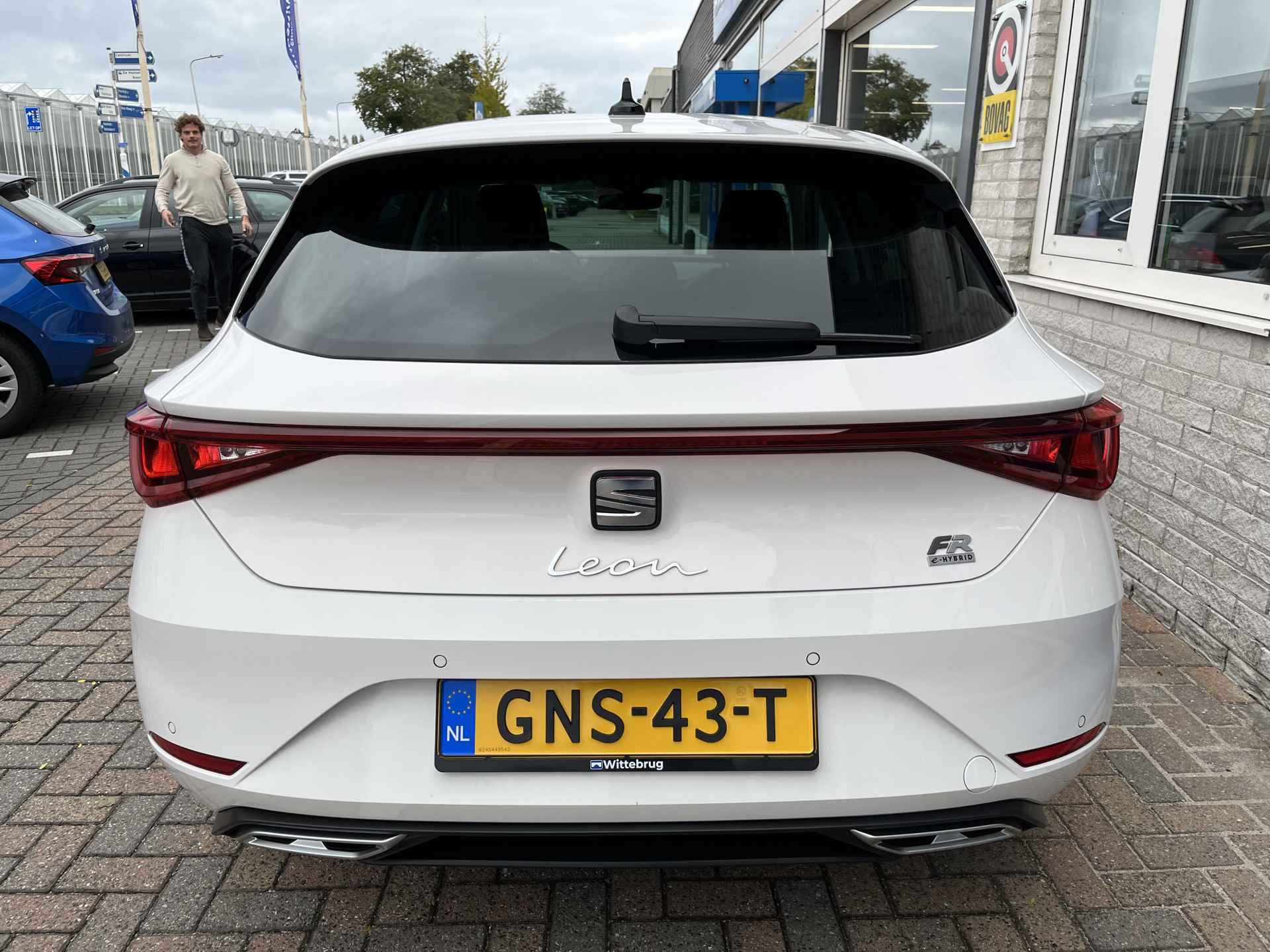 SEAT Leon 1.4 TSI eHybrid PHEV FR / AUTOMAAT/ PARK. SENSOREN/ LED/ CRUISE/ STOEL EN STUUR VERWARM./ APP CONNECT/ NAVI/ CLIMA/ DAB/ - 37/43