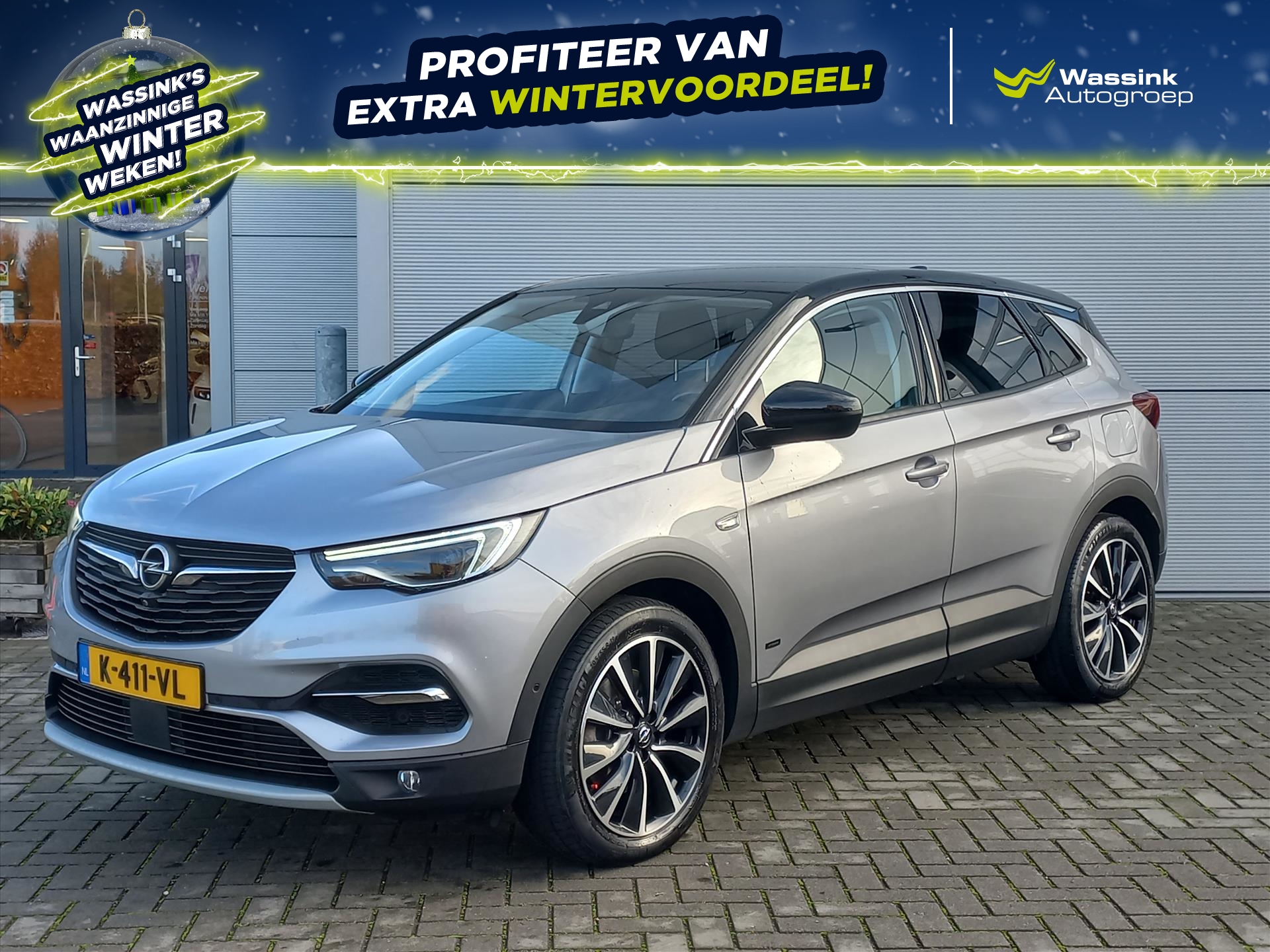 Opel Grandland X 1.6T Hybride 225pk Automaat Business Elegance | 19" Lm velgen | Trekhaak | Lederen bekleding met verwarming/koeling